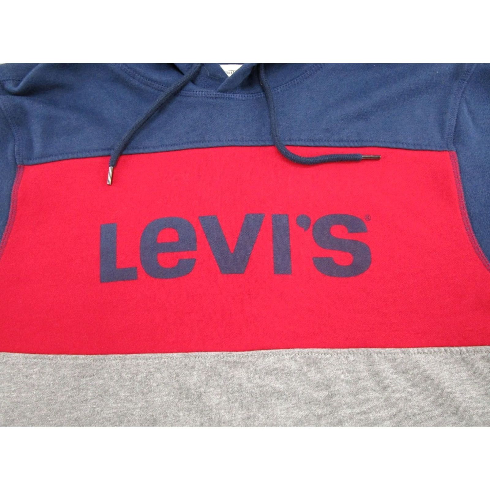 Levi's Levi's Colorblock Pullover Hoodie Mens Size L Multicolor Logo Hoodie All Seasons Winter Spring Fall Sports Mens Size US L / EU 52-54 / 3 - 2 Thumbnail