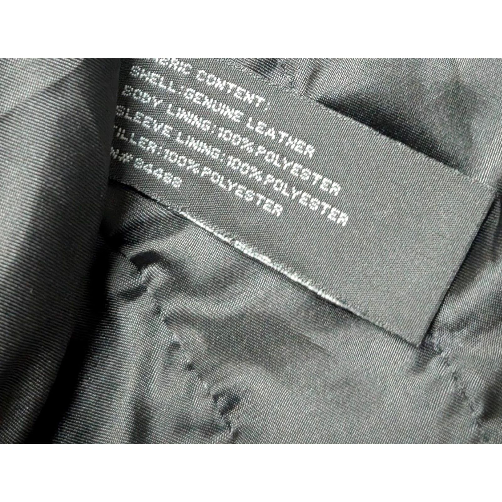 Liz Claiborne VINTAGE Claiborne leather coat M Lambskin butter soft black motorcycle jacket Mens 42 1990s y2k coat Size US M / EU 48-50 / 2 - 7 Thumbnail
