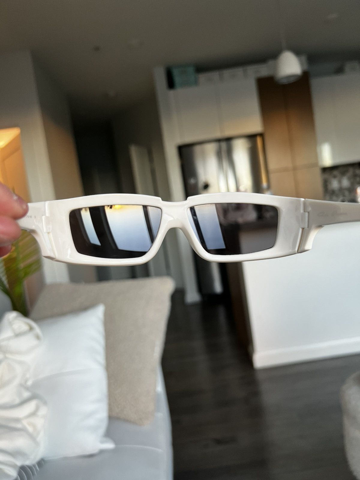 Rick Owens Rick Sunglasses Size ONE SIZE - 9 Thumbnail
