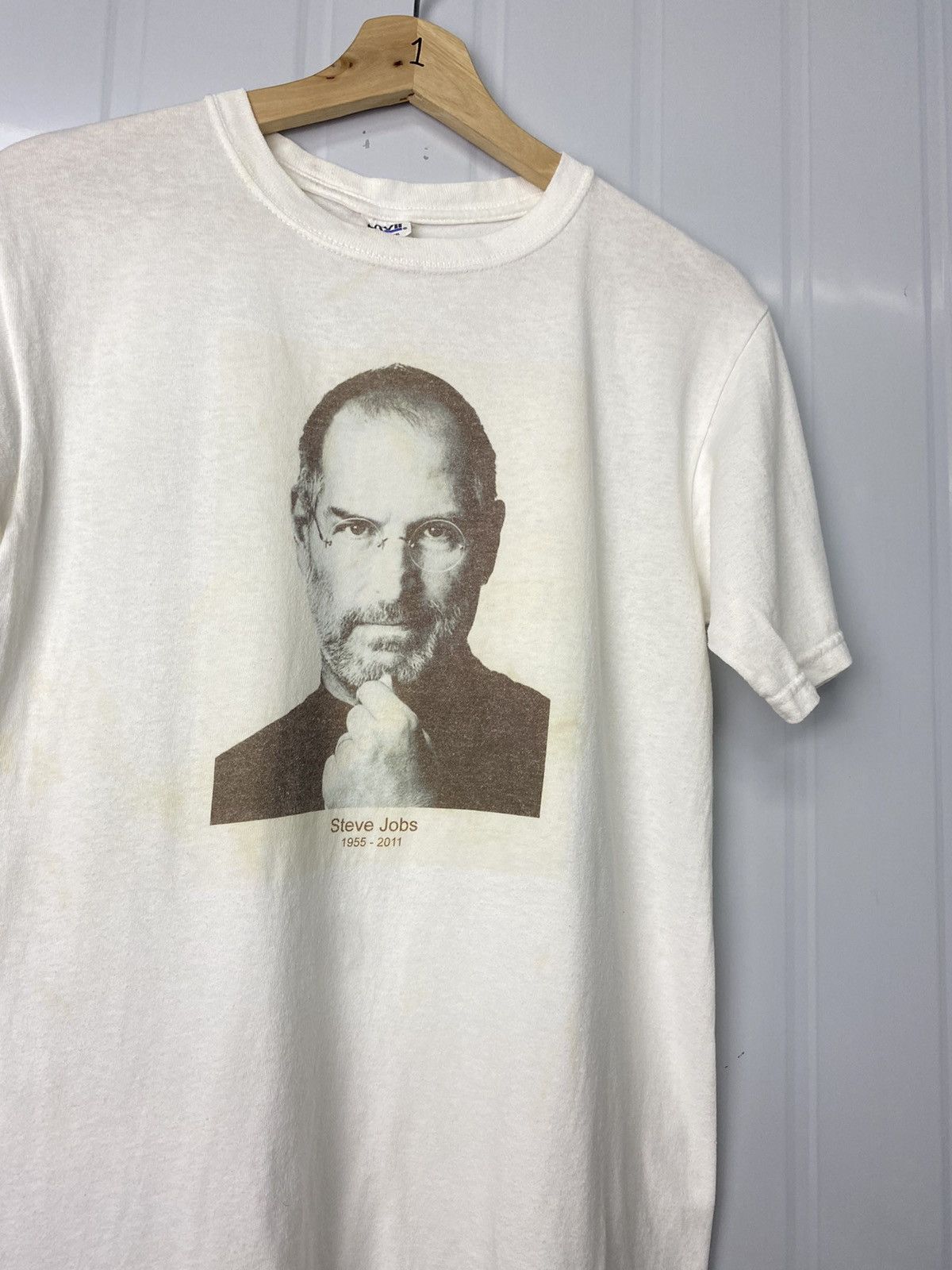 RARE! Vintage Early 2000 Steve Jobs Tribute Tee Phototee