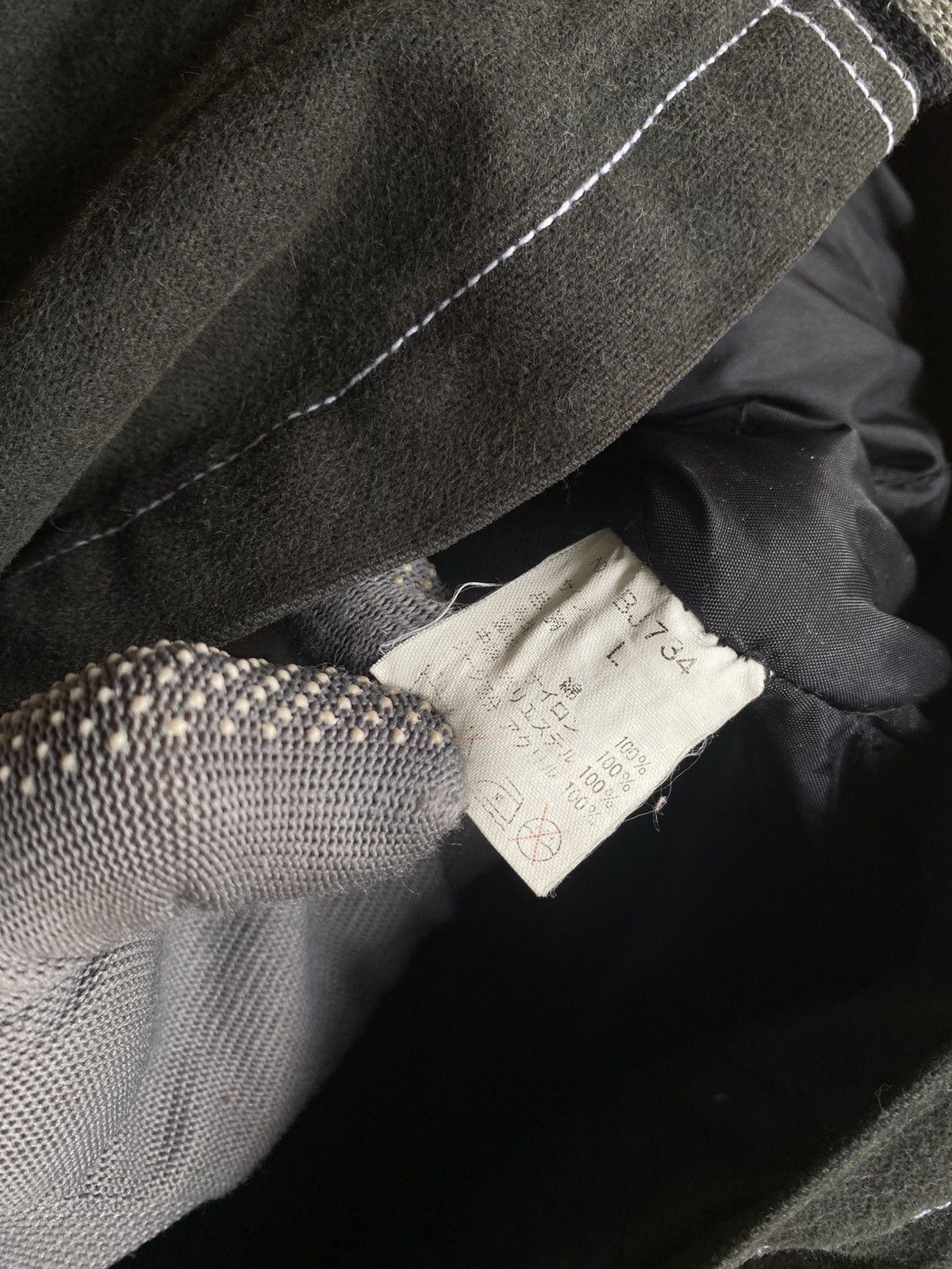 Japanese Brand Vintage 90s Jami Island Black Work Jacket Striped Zip Detail Size US L / EU 52-54 / 3 - 11 Thumbnail
