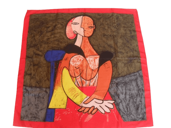Other Authentic vintage Art "Picasso" scarf. Size ONE SIZE - 1 Thumbnail