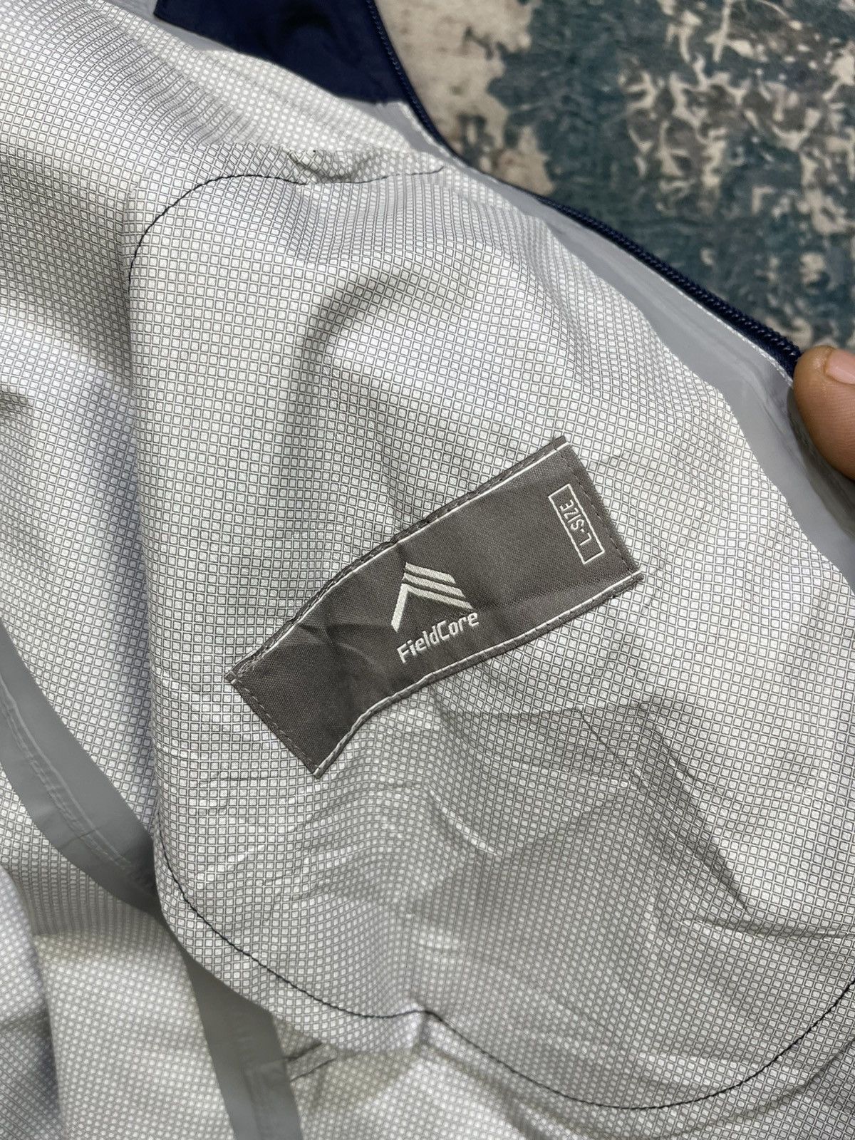 Japanese Brand Fieldcore Blocktech Waterproof Rain Jacket Size L / US 10 / IT 46 - 12 Thumbnail