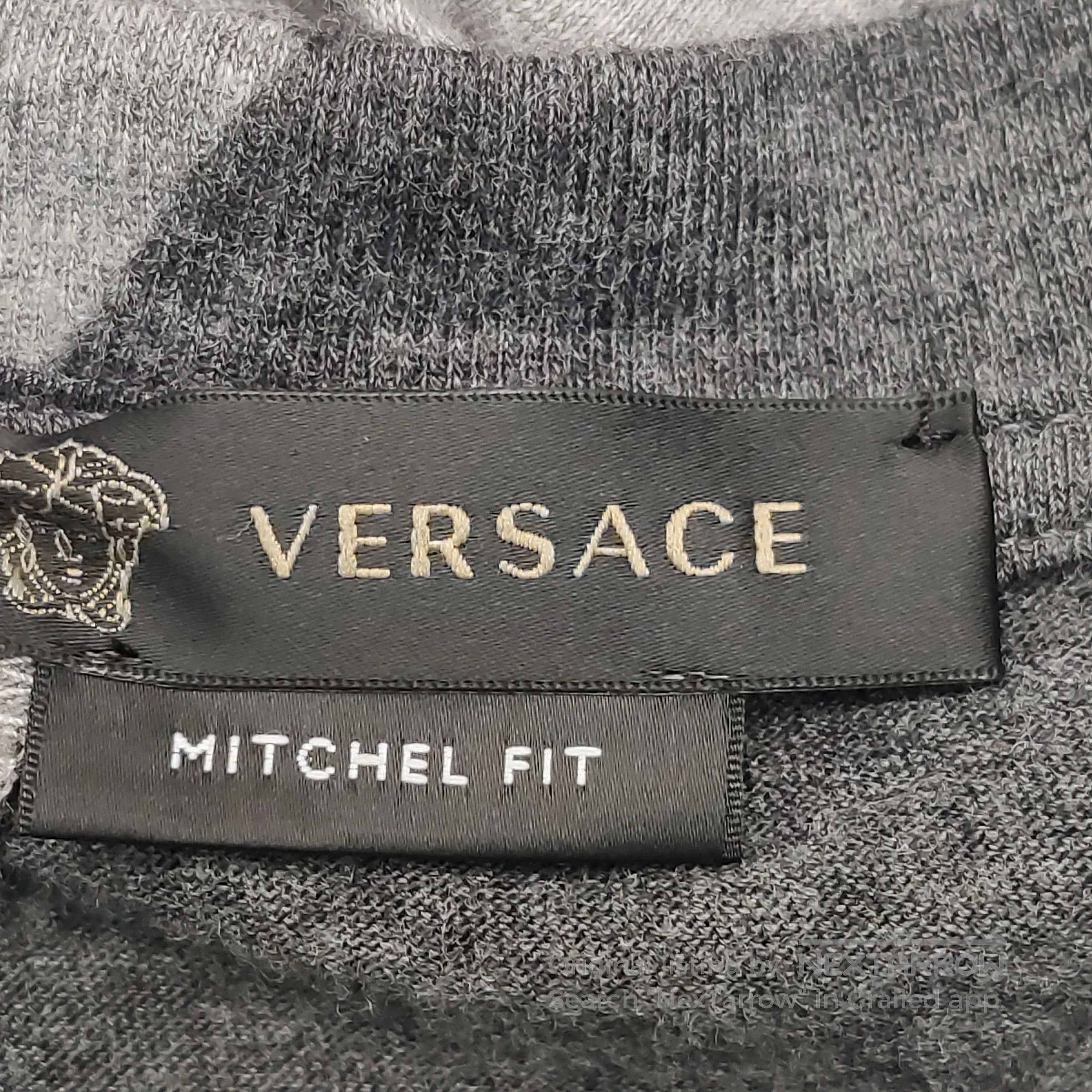 Versace Versace Cotton Colorblock Logo Crewneck T-Shirt M. Size US M / EU 48-50 / 2 - 5 Thumbnail