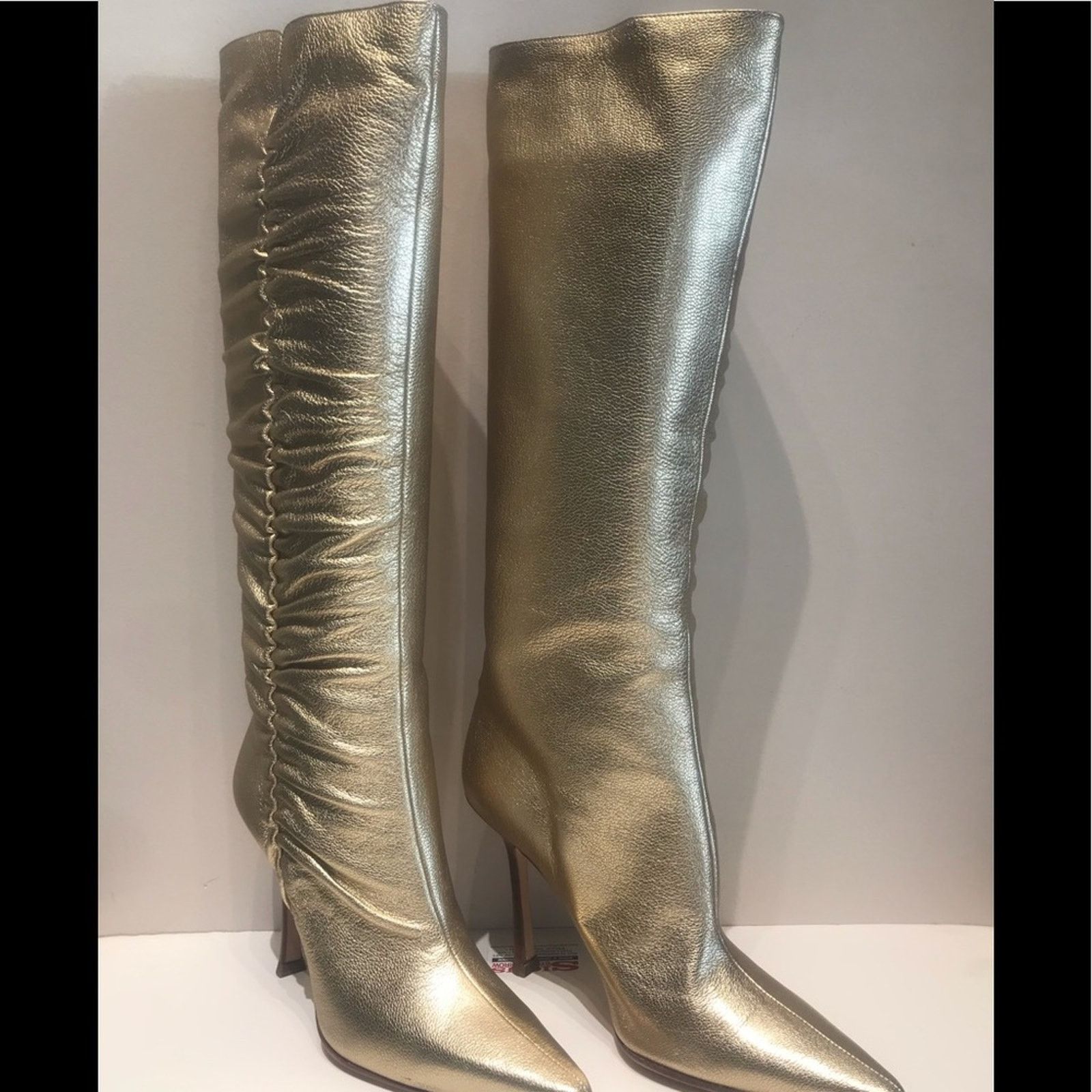 Jimmy Choo Jimmy Choo knee boot slips on with covered heel Size US 6 / IT 36 - 1 Thumbnail