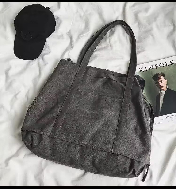 Japanese Brand Canvas Shoulder Bag Size ONE SIZE - 5 Thumbnail