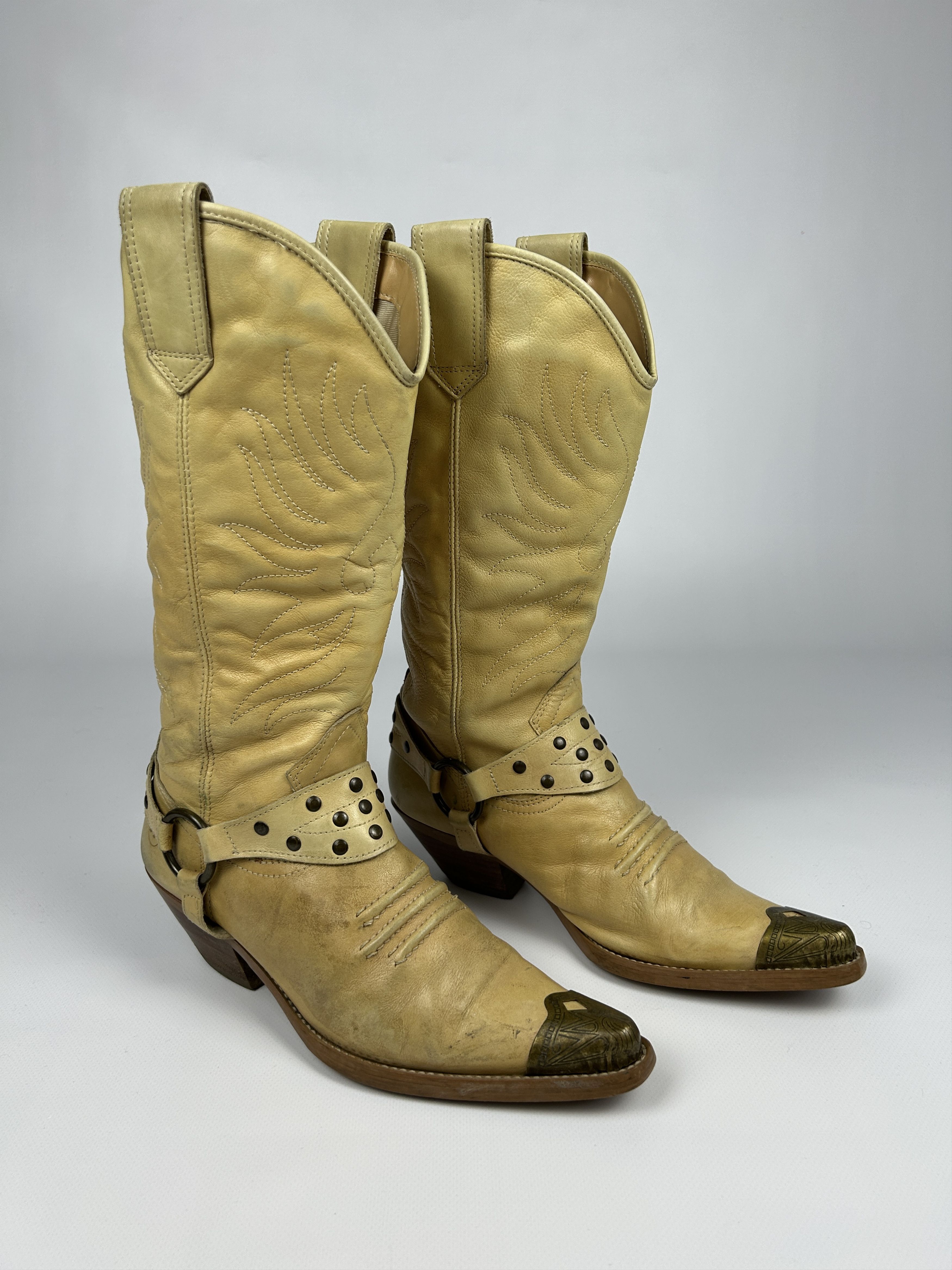 Vintage Vintage Bronx cowboy leather boots Size US 9 / IT 39 - 1 Thumbnail
