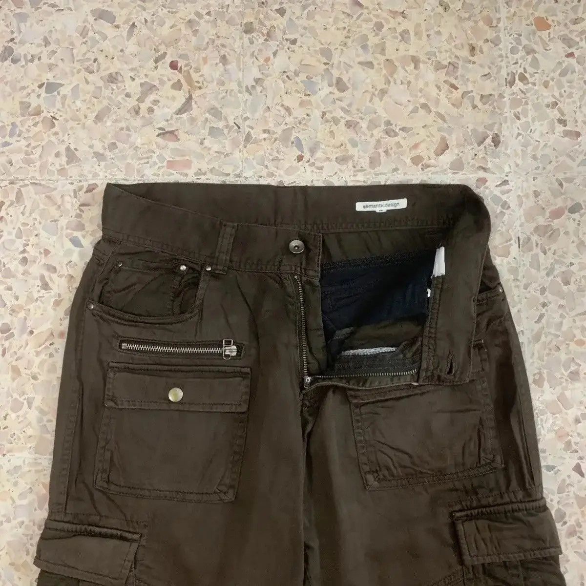 PPFM 💥STEALS💥MULTIPOCKET 30x32 TROUSERS SEMATIC DESIGN CARGO PANT Size US 30 / EU 46 - 5 Thumbnail
