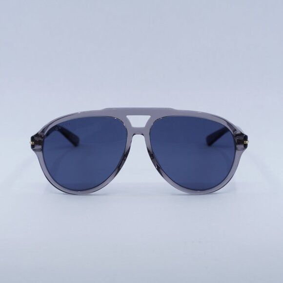 Gucci 🕶️ New Gucci GG1443S 005 Sunglasses - Transparent Grey Size ONE SIZE - 2 Thumbnail
