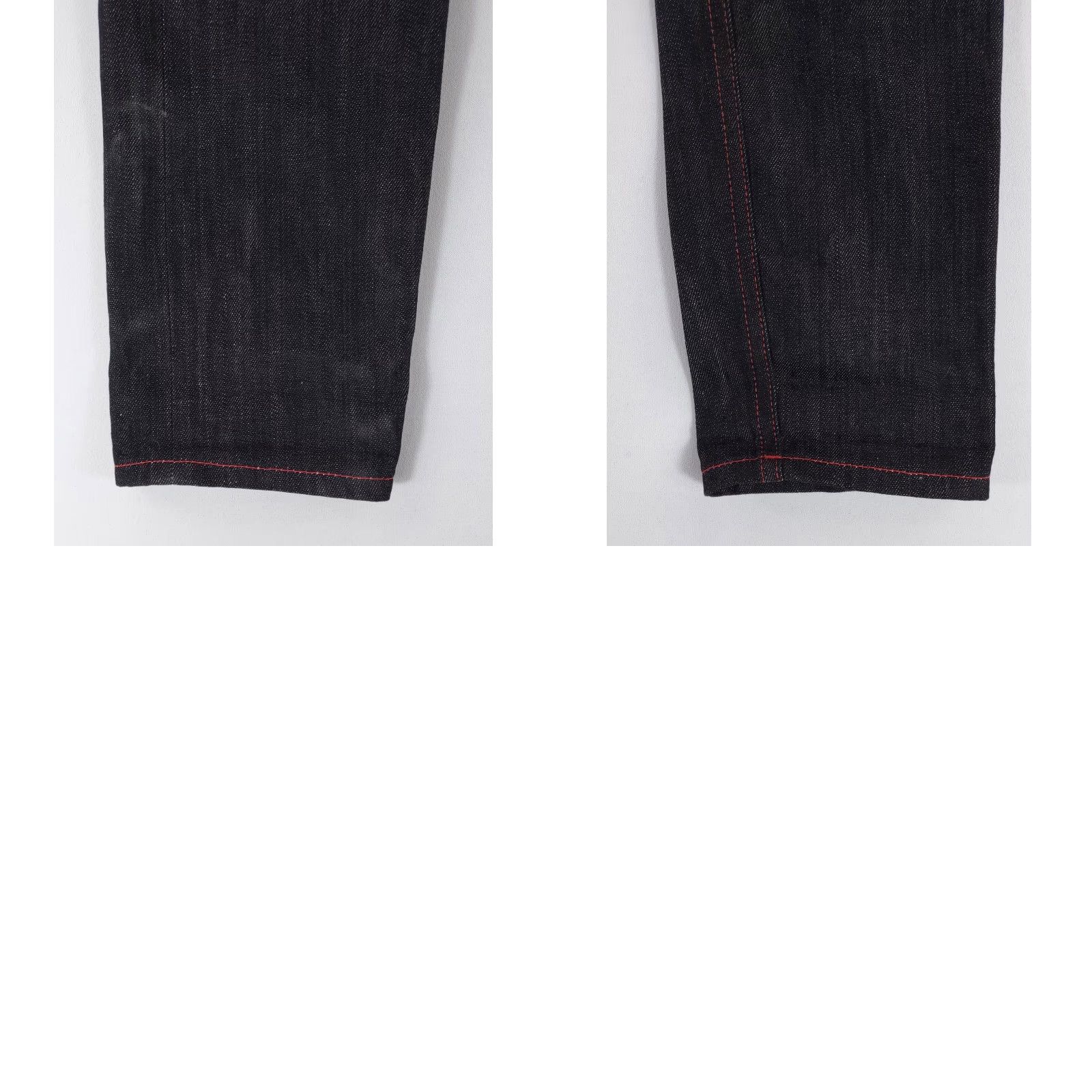 Denime FNL Jeans Black Mens 33 x 35 Raw Denim Selvedge Size US 33 - 8 Thumbnail