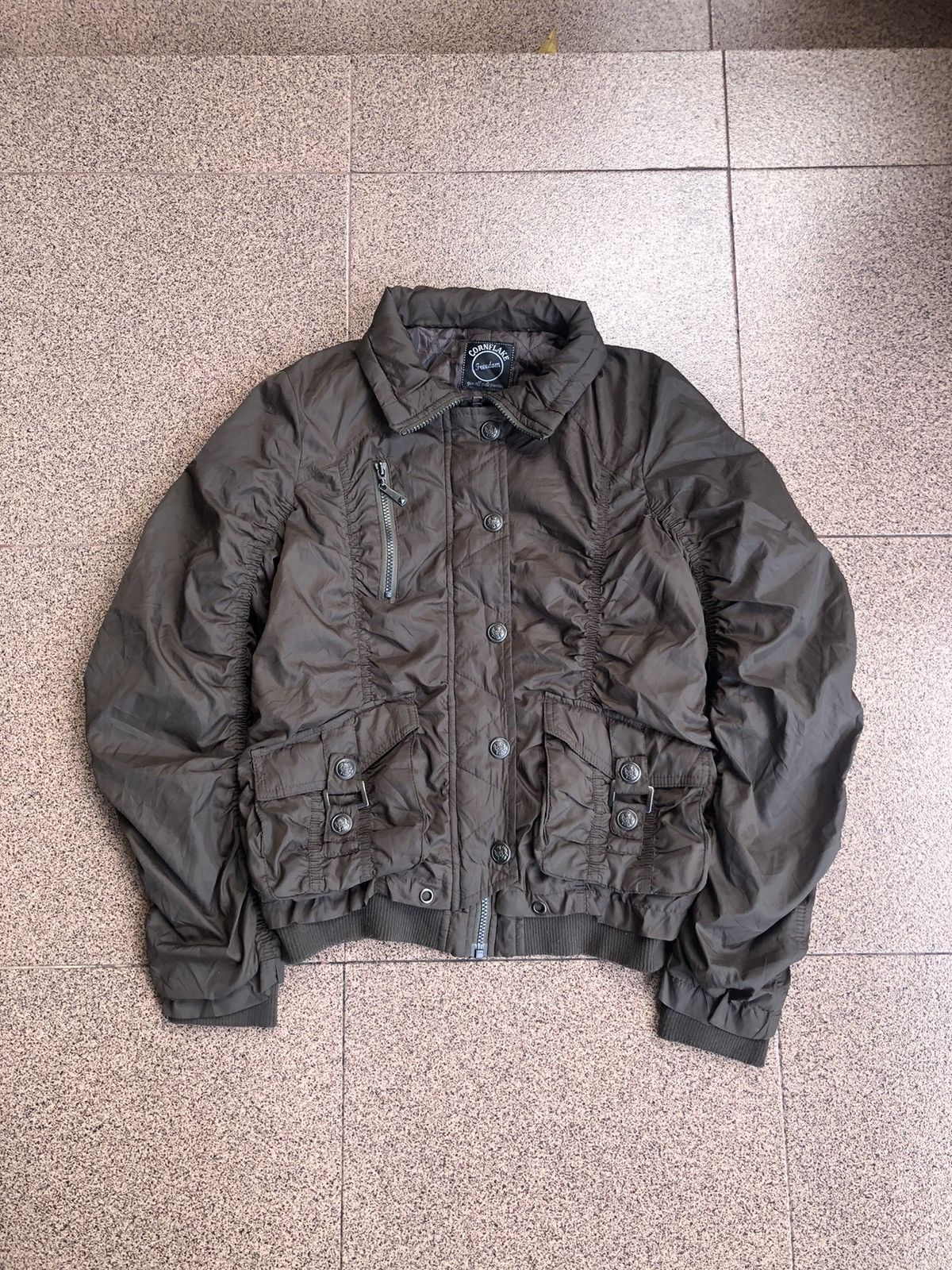 If Six Was Nine Corn Flake Wrinkle Puffer Fur Jacket Size US M / EU 48-50 / 2 - 10 Thumbnail