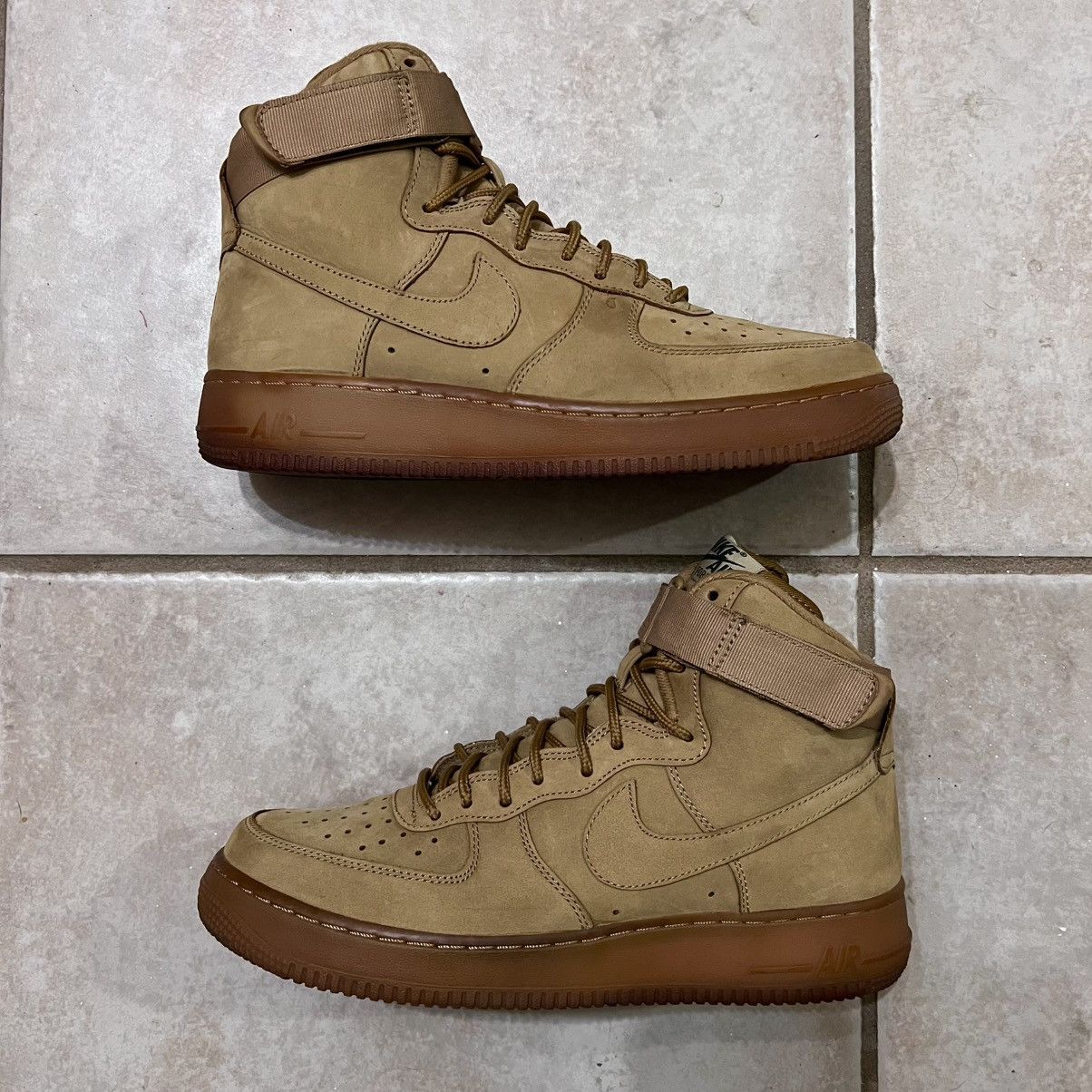 Nike Size 9 - Nike Air Force 1 High Flax 2015 806403200 Wheat AF1 Size US 9 / EU 42 - 2 Thumbnail