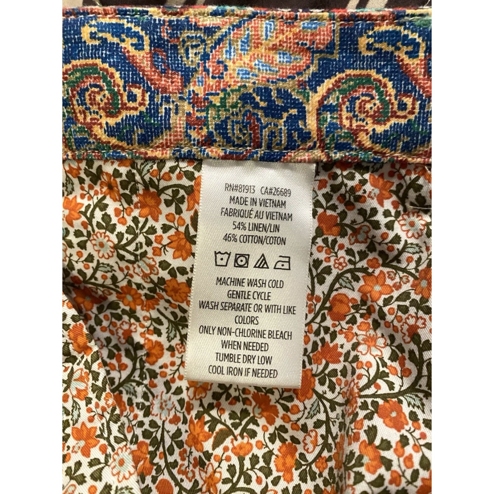 Robert Graham Robert Graham Shorts Multicolor Linen Blend Beach Men’s Size 34 Size US 34 / EU 50 - 6 Thumbnail