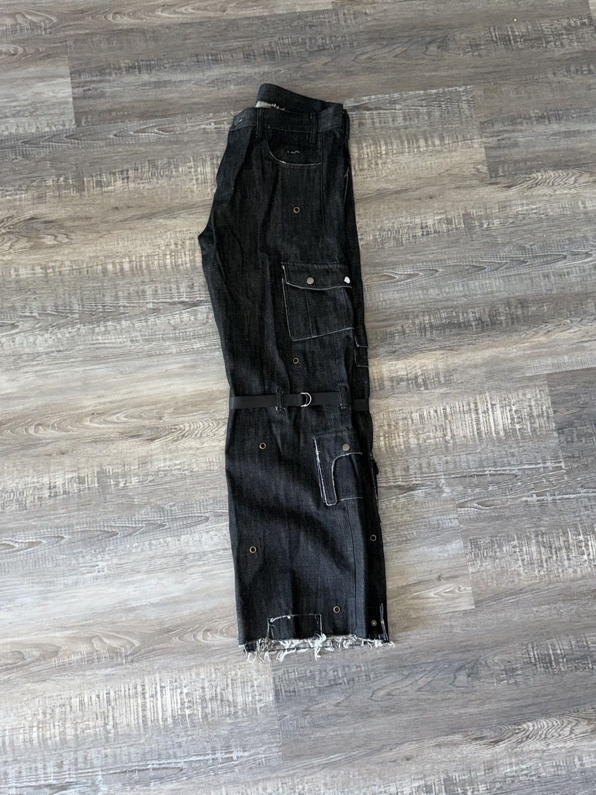 Other Fait Par Lui SS2023 Denim Cargo Pants Size US 36 / EU 52 - 8 Thumbnail