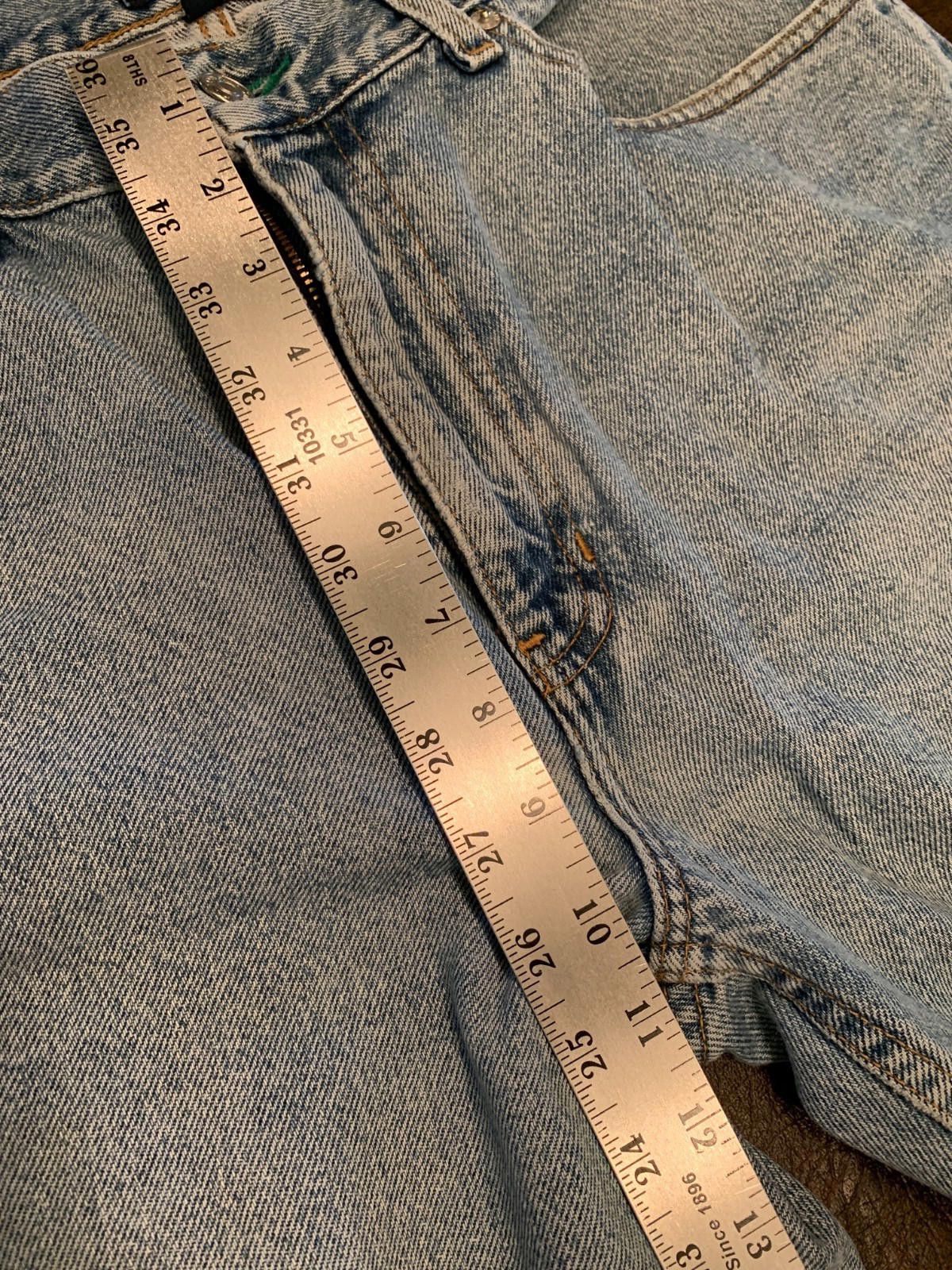 Tommy Hilfiger Tommy Hilfiger Big Flag Patch Jeans Baggy Denim 33/32 (230) Size US 33 - 9 Thumbnail