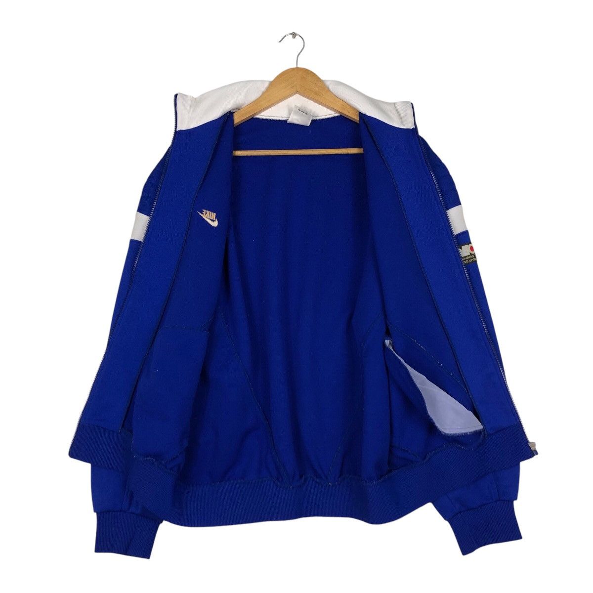 Japanese Brand × Nike × Vintage Vintage Nike Black Tag Blue Sweater Jacket Japan Production Size US M / EU 48-50 / 2 - 11 Thumbnail