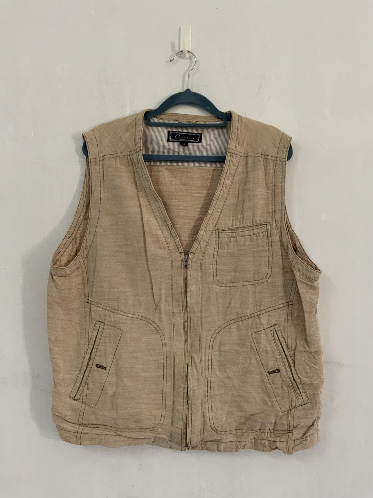 Seditionaries Caminia Lozza Khaki Multipocket Vest Size US XL / EU 56 / 4 - 1 Thumbnail