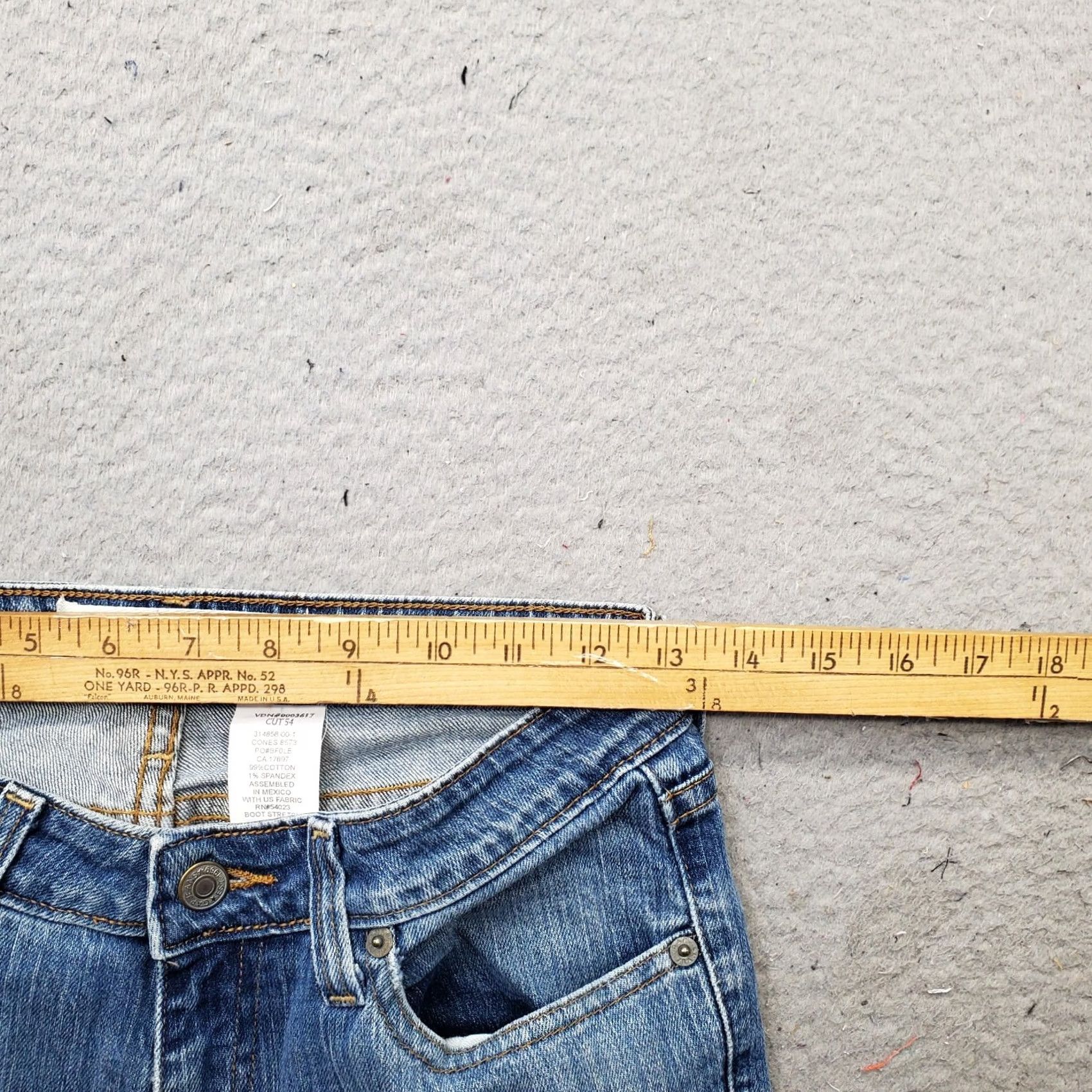 Gap Gap Bootcut Jeans Womens 6 Blue Denim Comfort Stretch Boho Faded Streetwear Jeans Women's 6 Blue Denim Stretch Comfort Bootcut Size 28" / US 6 / IT 42 - 6 Thumbnail