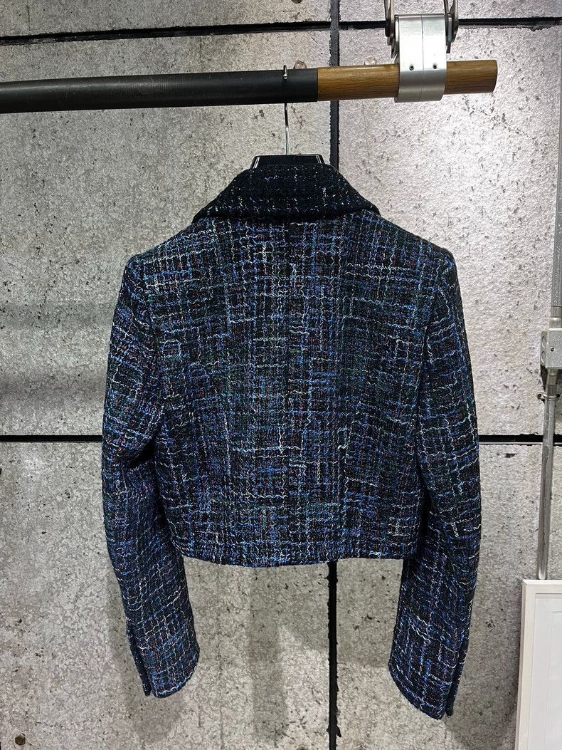 Chanel Chanel SS22 Blue Tweed Jacket -2505 Size US XS / EU 42 / 0 - 2 Thumbnail