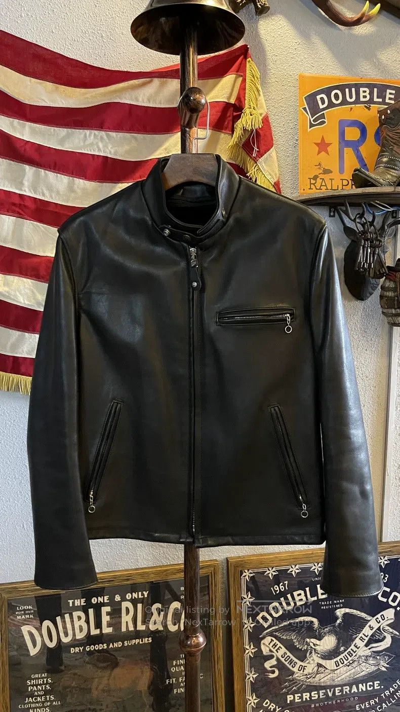 Schott Schott 141 Straight Pull Motorcycle Jacket Size US M / EU 48-50 / 2 - 1 Thumbnail