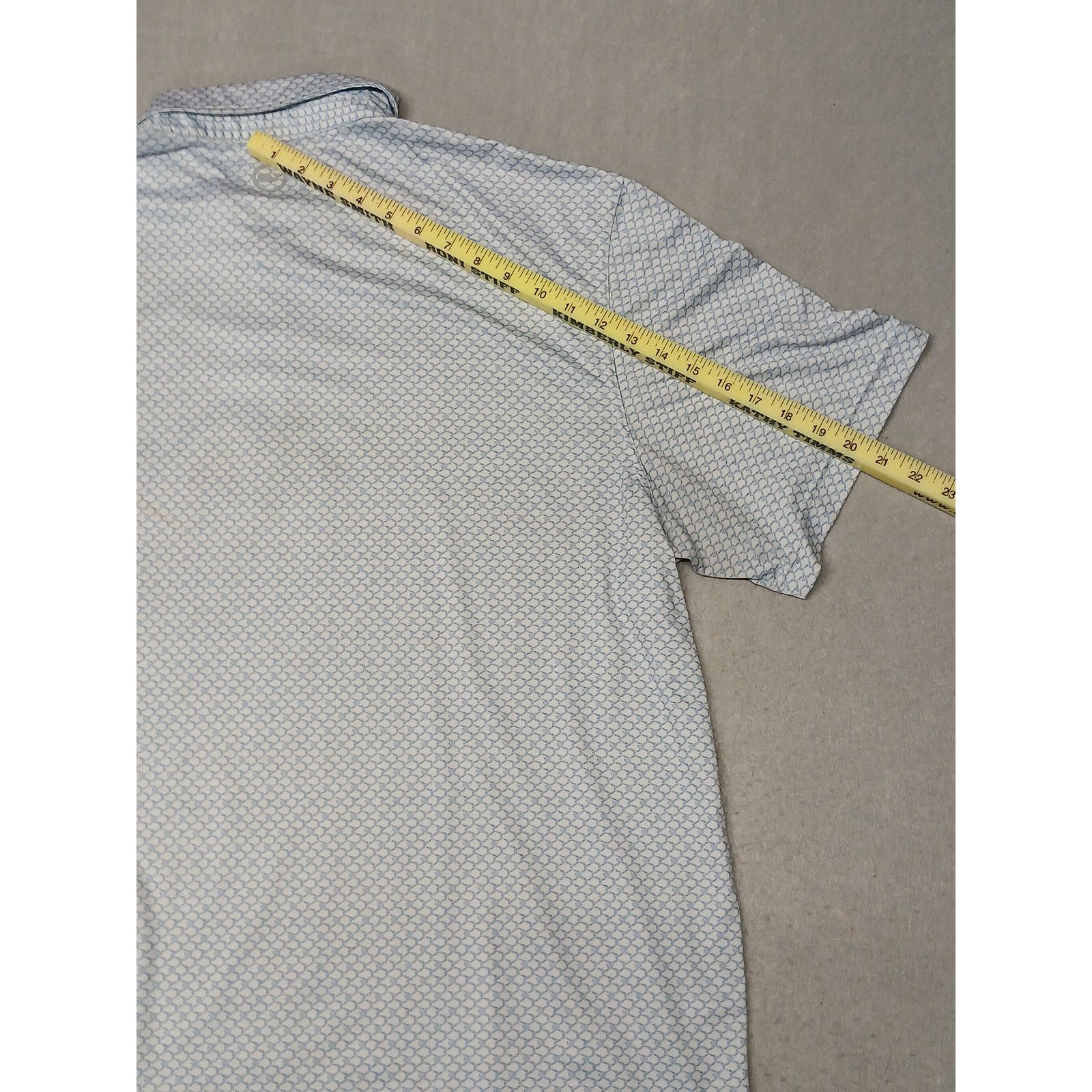 Vineyard Vines Vineyard Vines (2XL) White Button Silk Collar Polo Tee Shirt Size US XXL / EU 58 / 5 - 9 Thumbnail