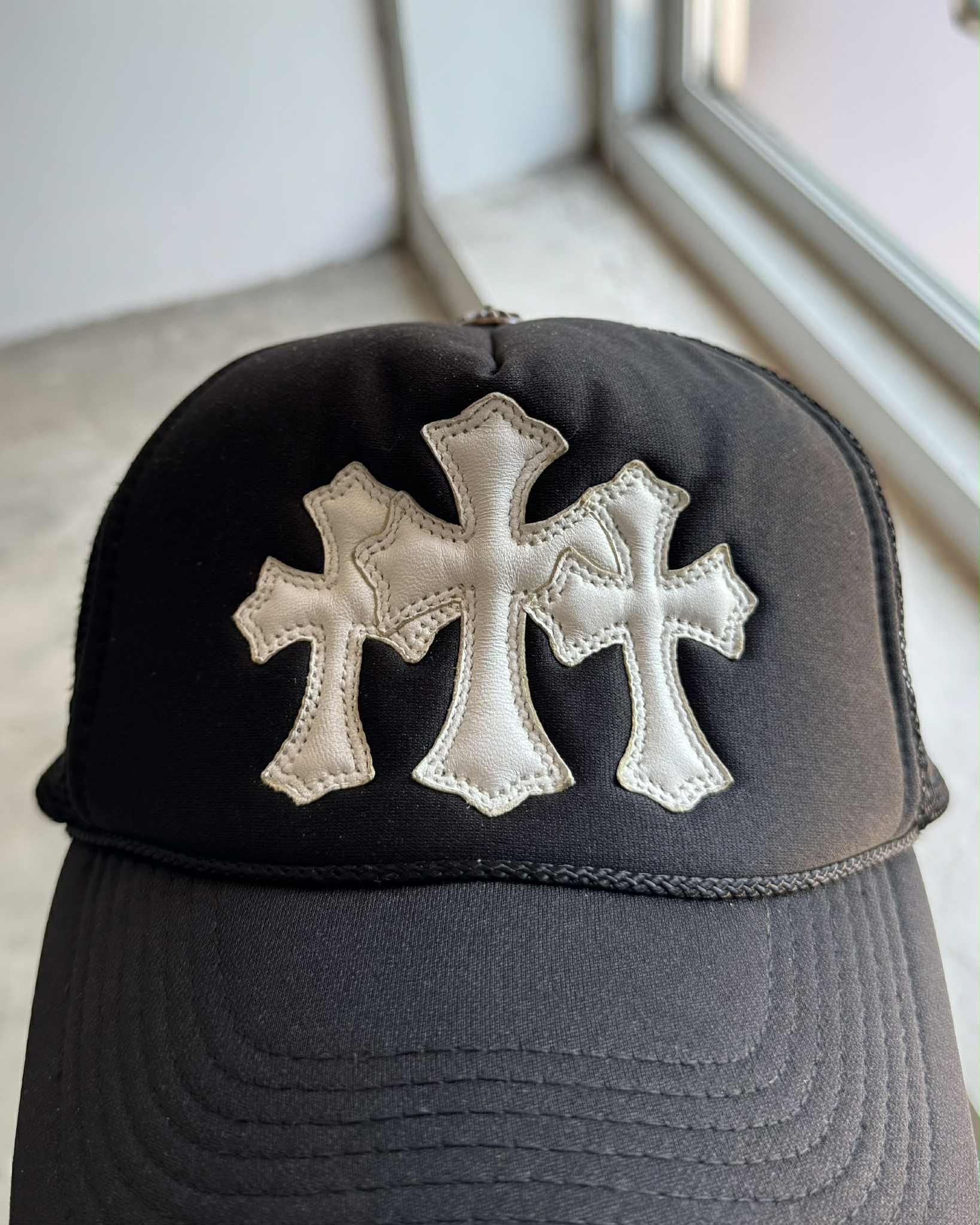 Chrome Hearts ✨V.Rare Ch 🌙 Vintage Cemetery Cross patch. Size ONE SIZE - 2 Thumbnail