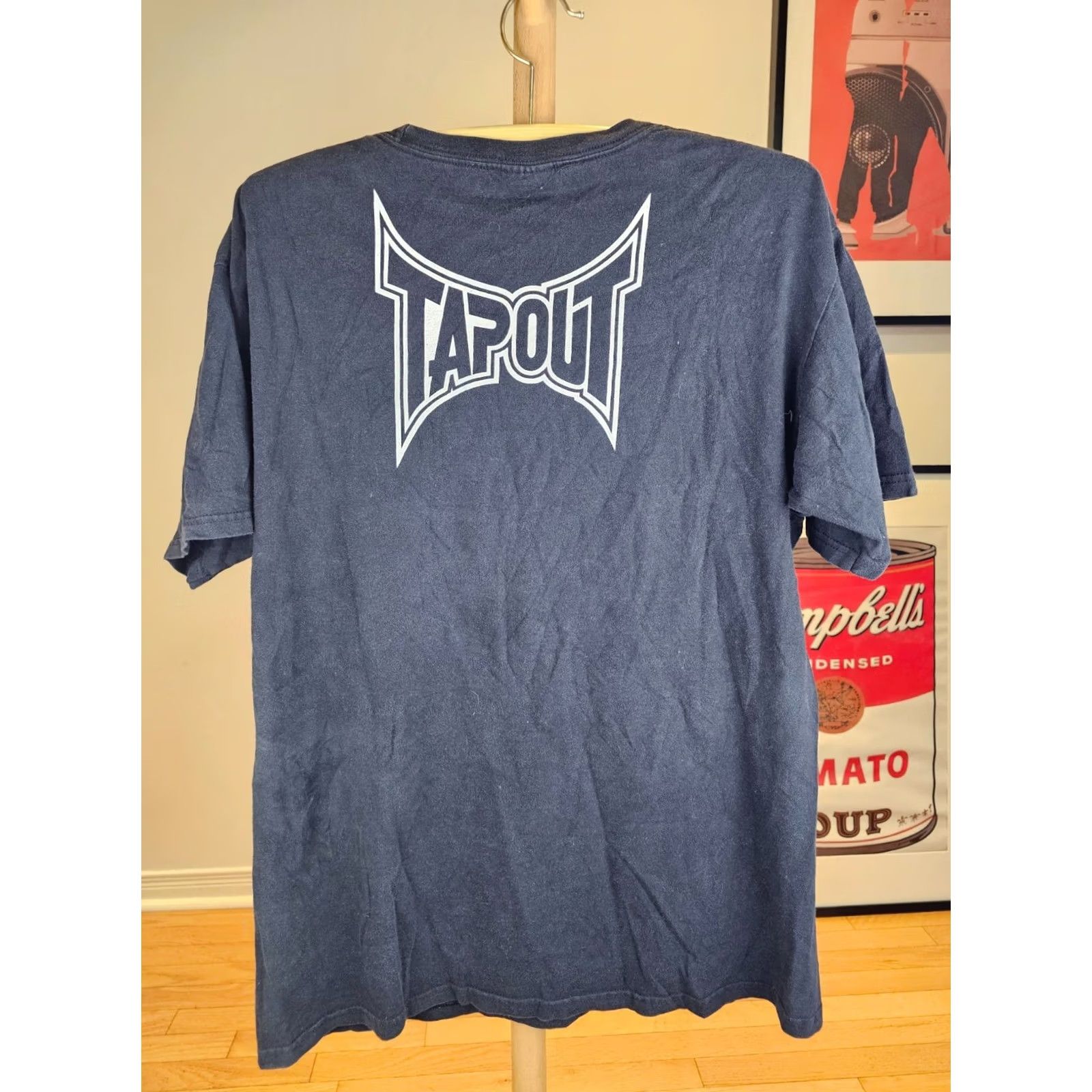 Tapout VINTAGE TAPOUT MMA MIXED MARTIAL ARTS BLACK COTTON T-SHIRT XLARGE Size US XL / EU 56 / 4 - 5 Thumbnail