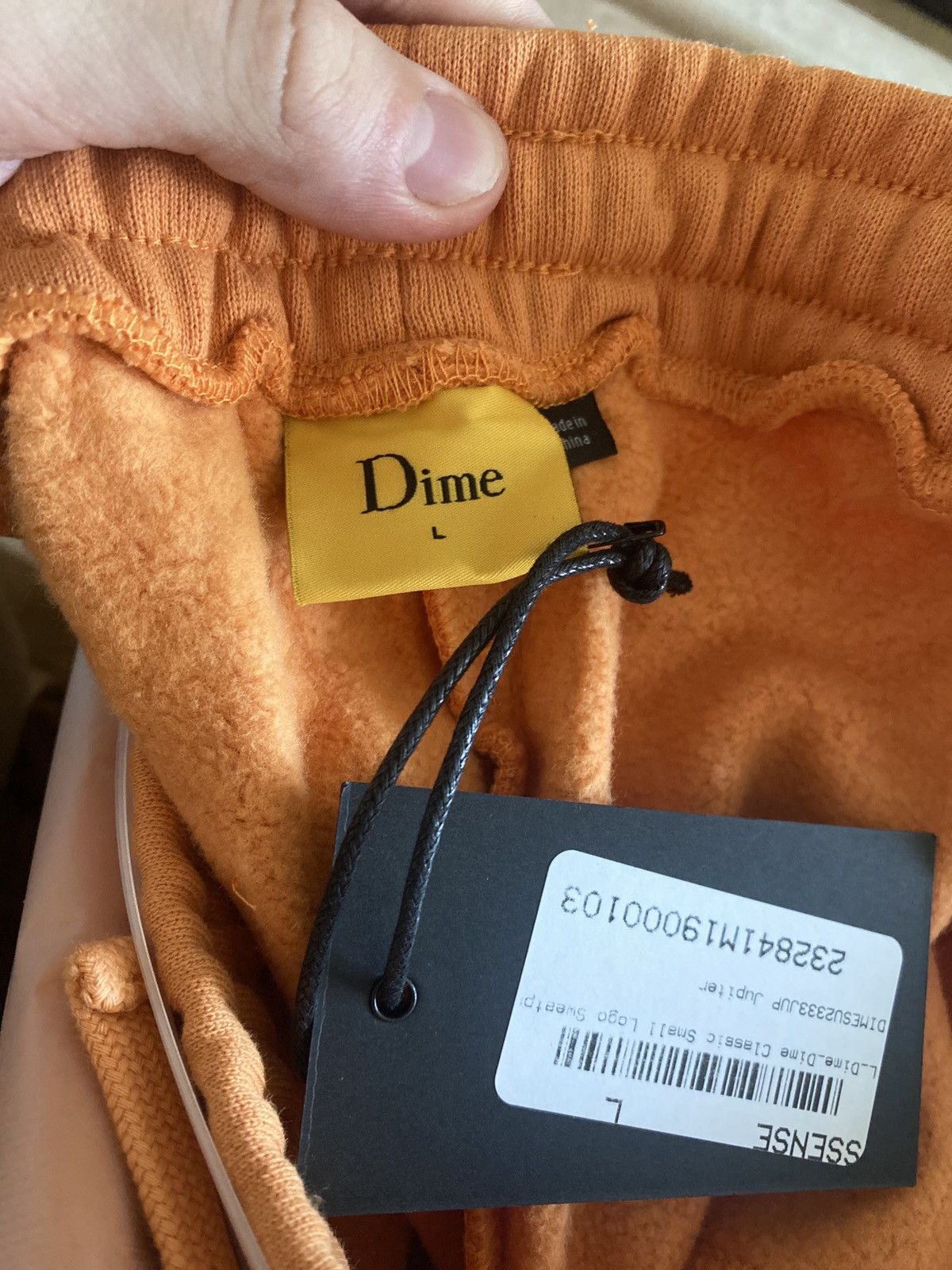 Dime Dime - Orange Classic Sweatpant Size US 32 / EU 48 - 11 Thumbnail