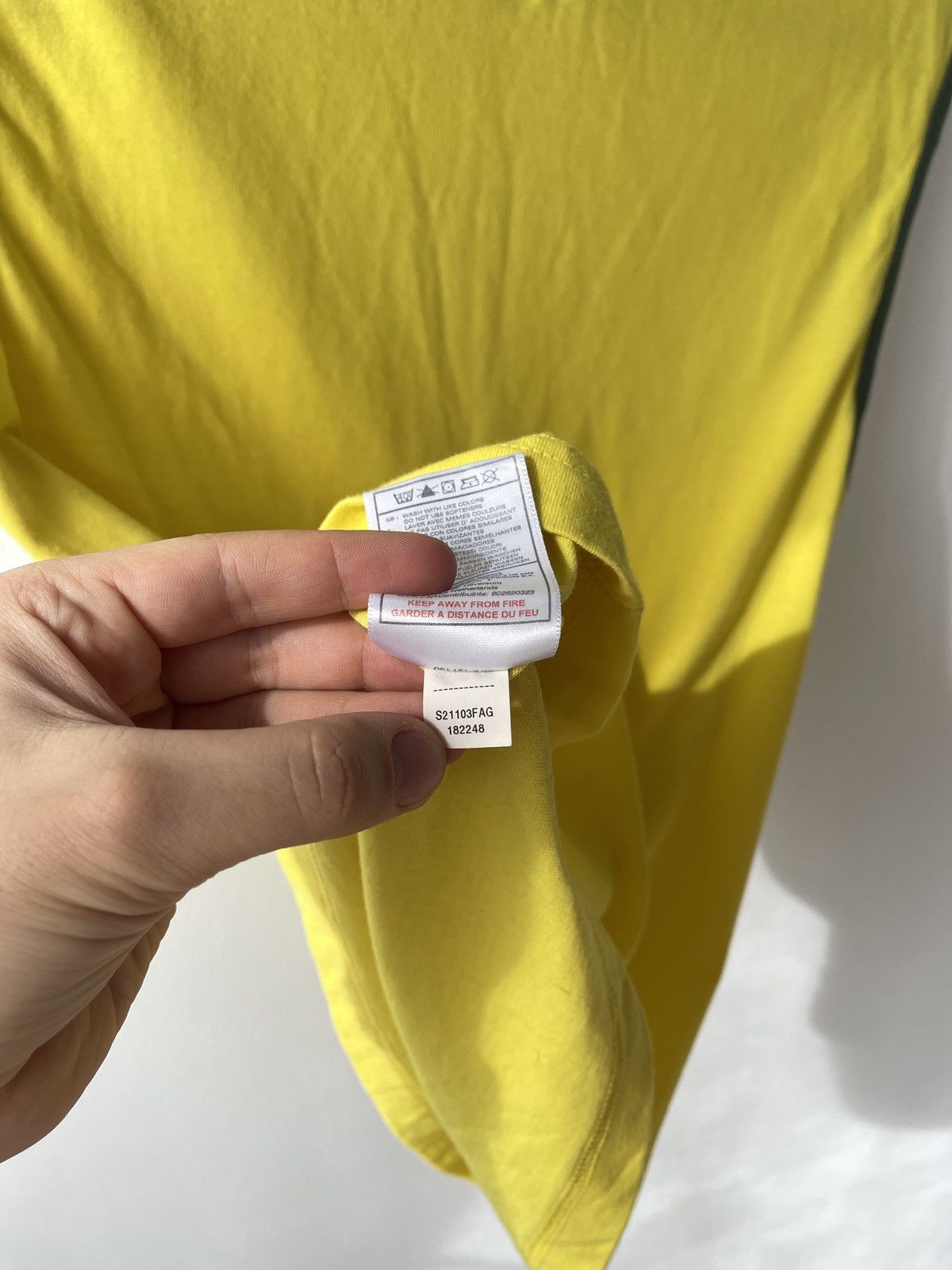 Nike Nike Brasil Football Soccer Yellow Cotton Vest Size S Size US S / EU 44-46 / 1 - 9 Thumbnail