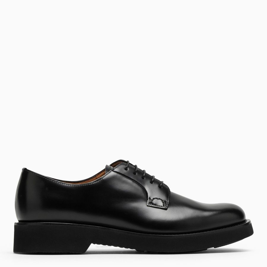 image of Churchs O1D2Blof0224Black Classic Lace-Up In Black Shoes, Women's (Size 9)
