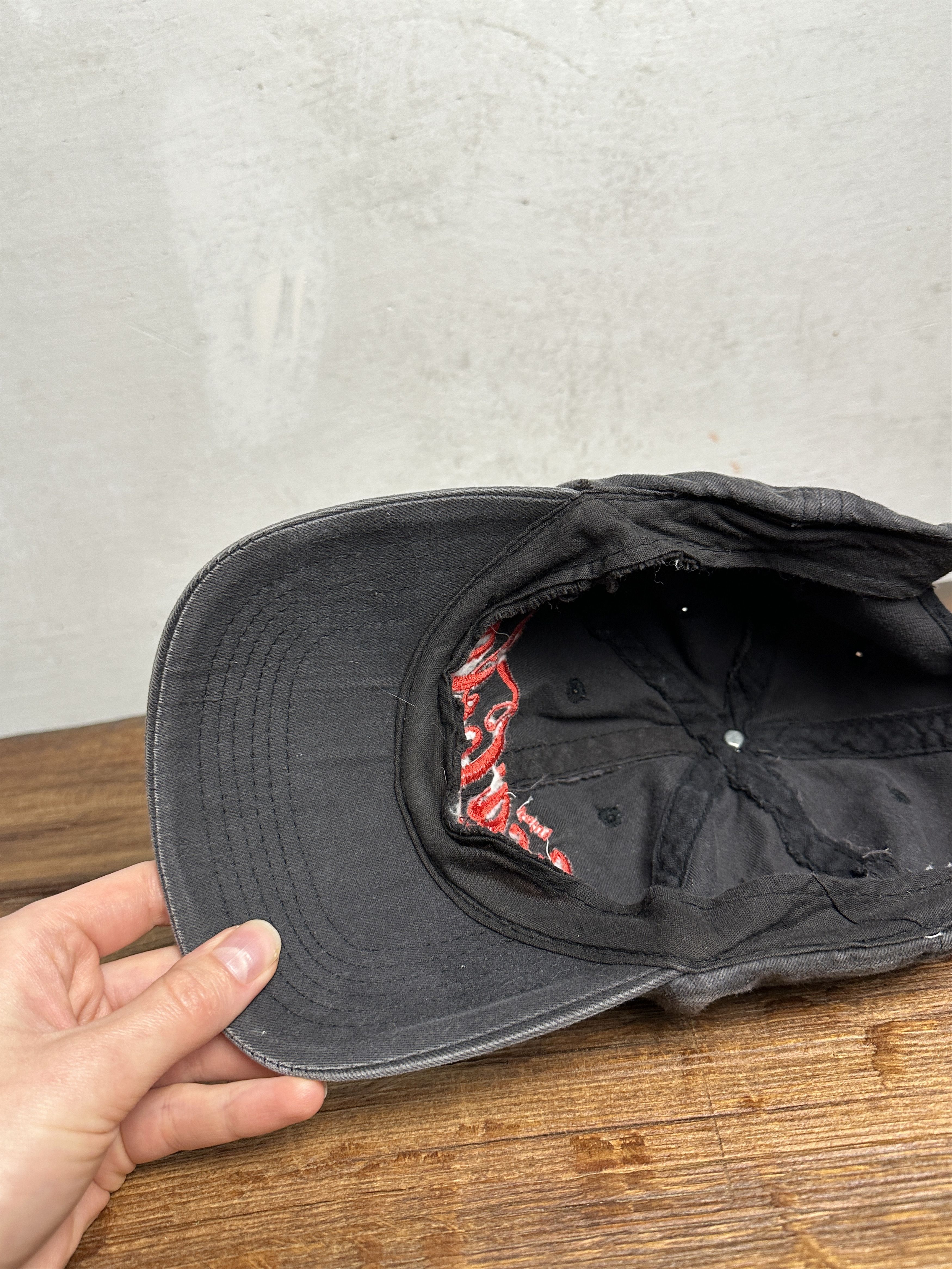 Coca Cola Vintage Coca Cola Embroidered Logo Cap Size ONE SIZE - 9 Thumbnail