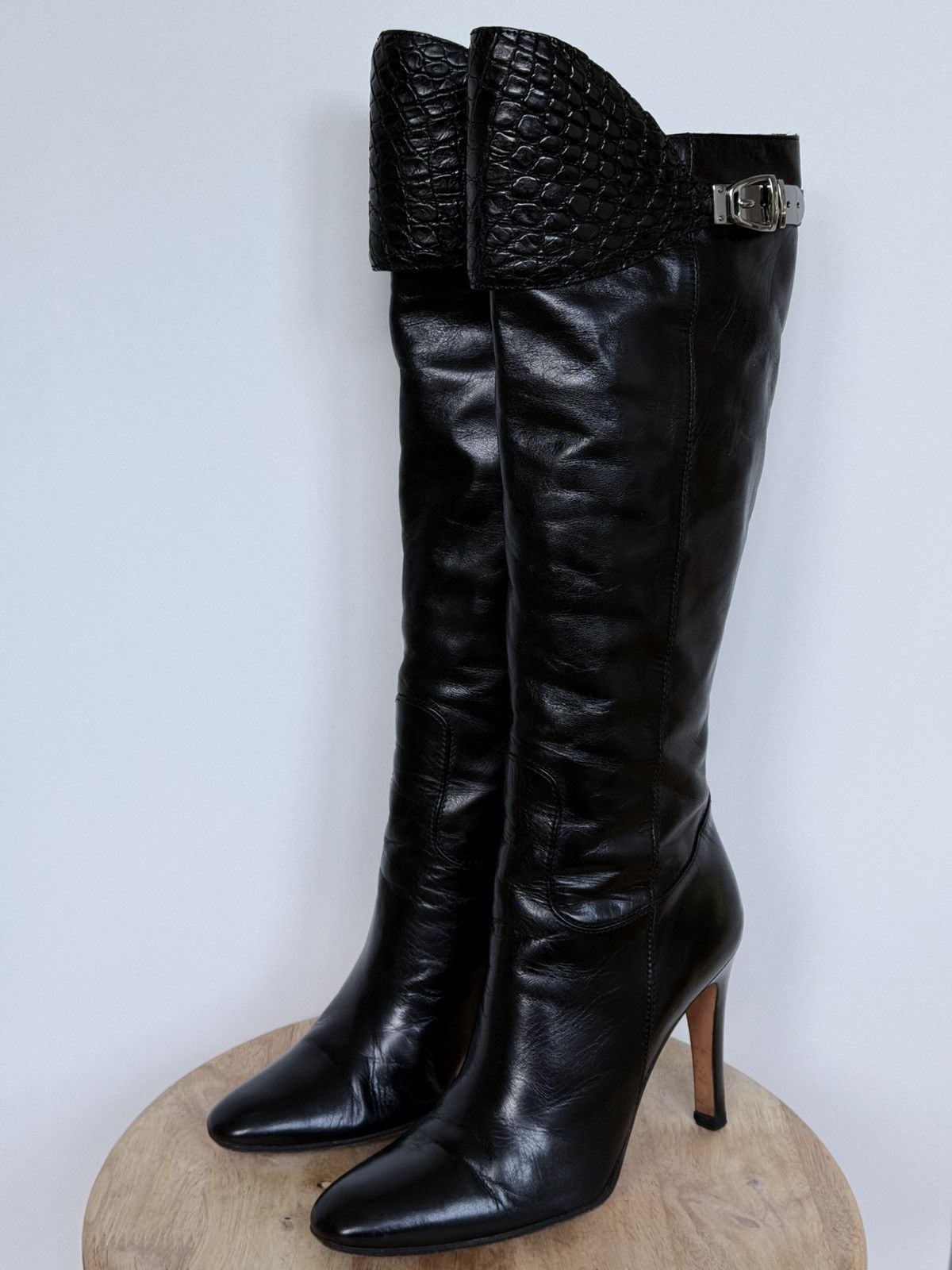 Gucci Gucci Leather riding boots Size US 6 / IT 36 - 2 Thumbnail