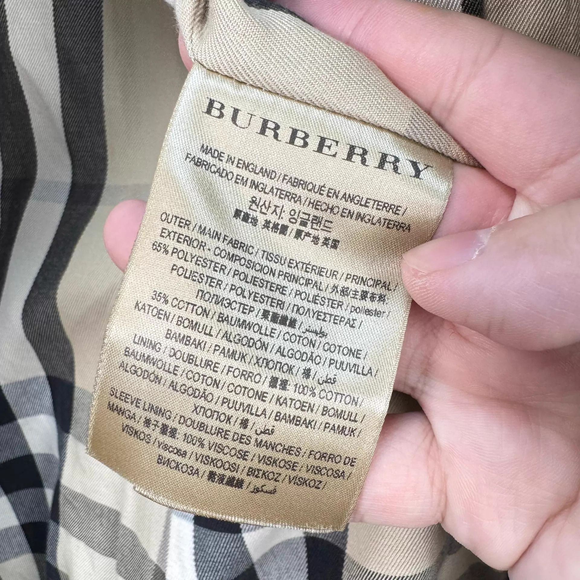 Burberry Burberry DB Check Trench UK10 98N Cuffs Ties Cut Size M / US 6-8 / IT 42-44 - 7 Thumbnail