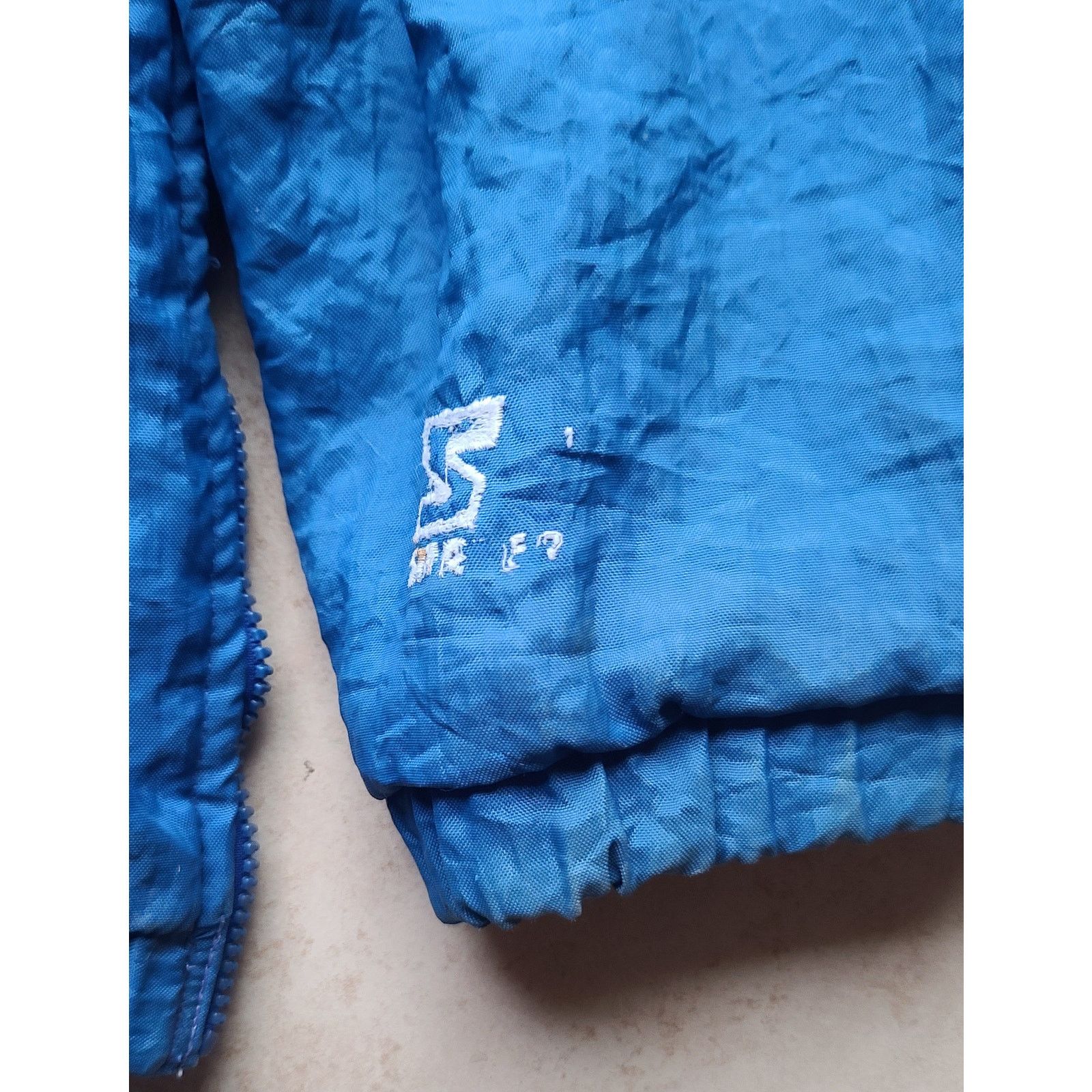 NFL × Starter Detroit Lions 90s STARTER puffer 1/2 Pullover blue NFL vtg Size US XL / EU 56 / 4 - 7 Thumbnail