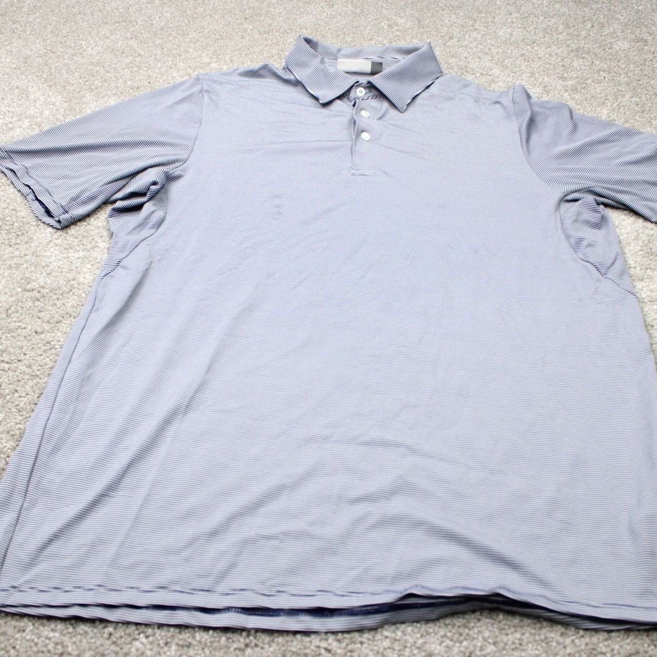 KJUS Kjus Shirt Men 54 XL Blue/White Soren Stripe Polo Stretch Short Sleeve Pullover Polo Shirt Size US XL / EU 56 / 4 - 3 Thumbnail
