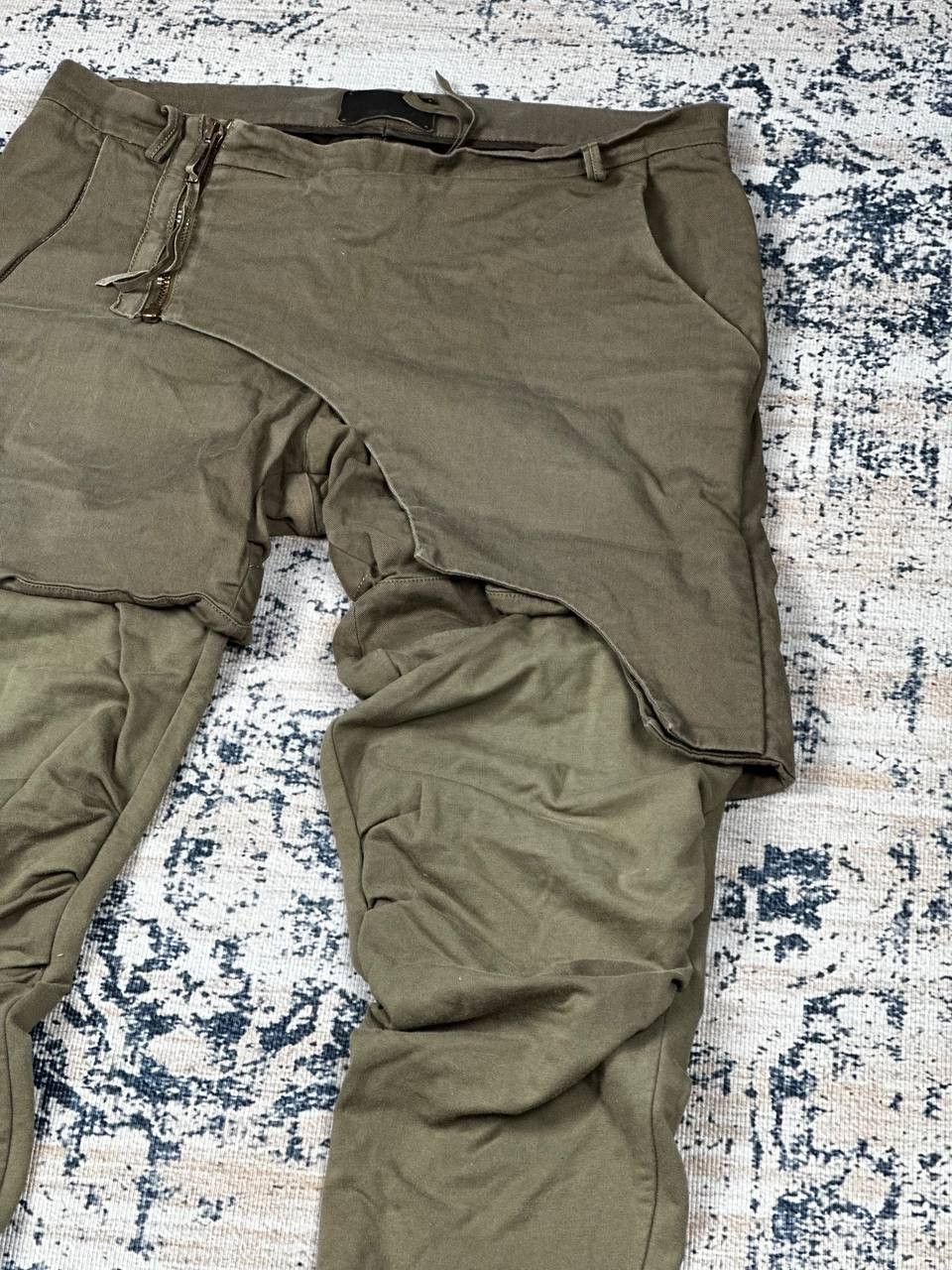 Japanese Brand Avant Garde Asymmetrical Grunge Pants Size US 34 / EU 50 - 3 Thumbnail