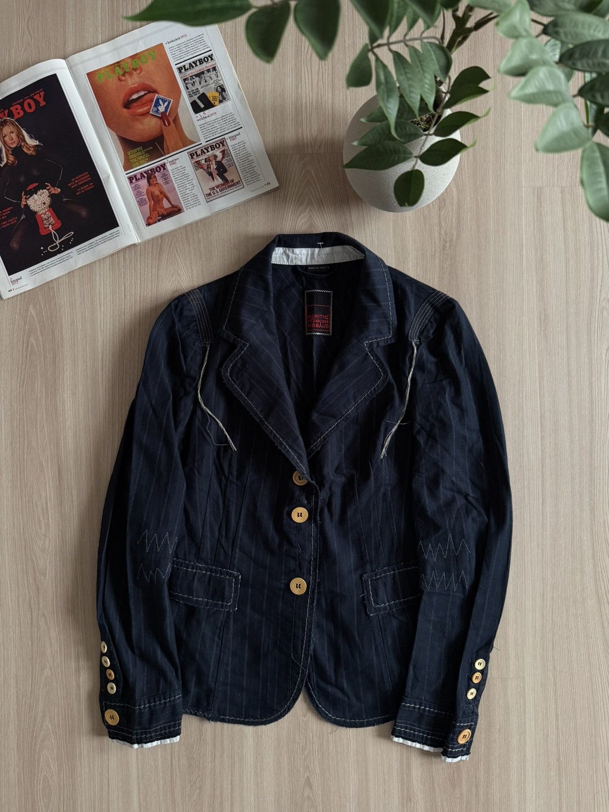 Marithe + Francois Girbaud Vintage Marithe + Francois Girbaud Japanese Blazer Size M / US 6-8 / IT 42-44 - 1 Thumbnail