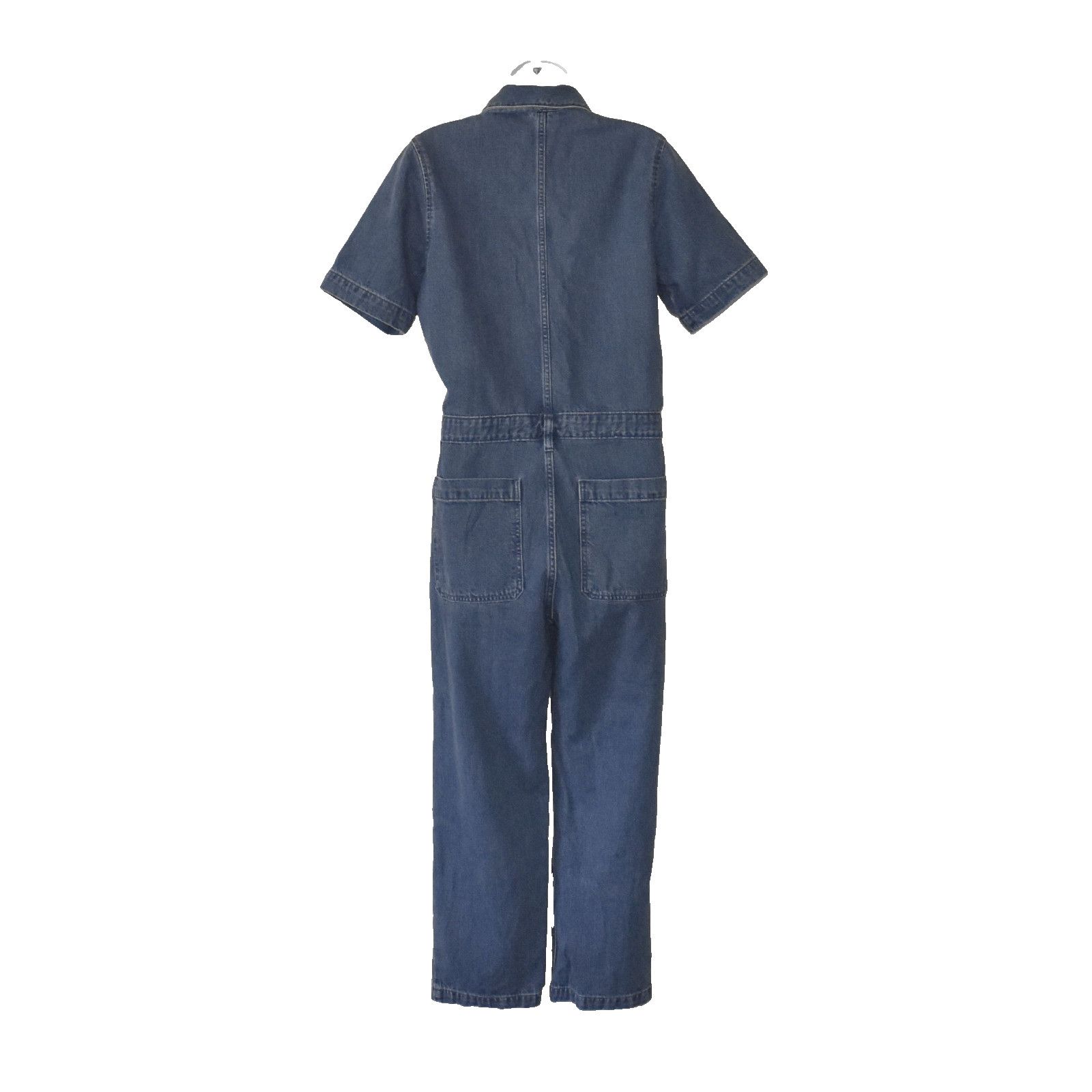 Everlane EVERLANE Cotton Denim Supersoft Jean Coverall Jumpsuit Sz 6 Size 28" / US 6 / IT 42 - 4 Thumbnail
