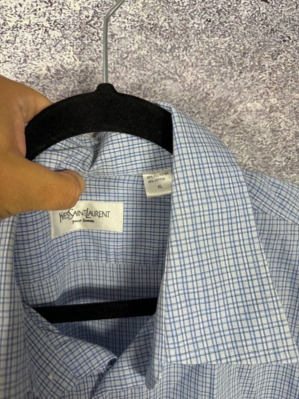 Yves Saint Laurent YSL Yves Saint Laurent Check Short Sleeve Shirt Button XL Size US XL / EU 56 / 4 - 9 Thumbnail