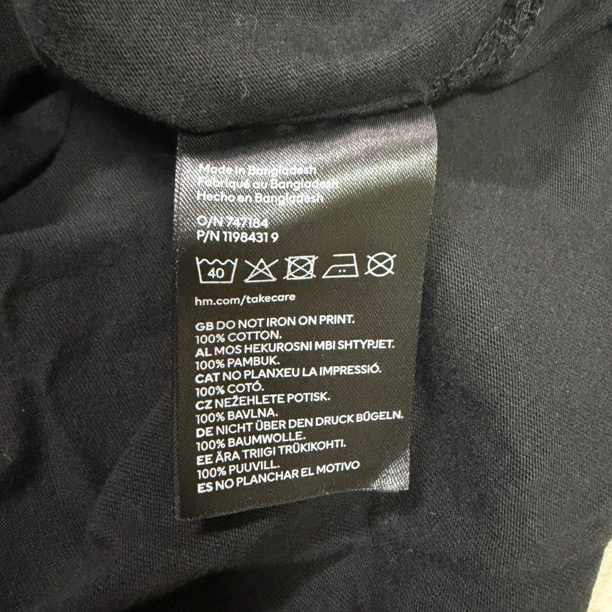 H&M H&M Zone Out T Shirt Size US L / EU 52-54 / 3 - 5 Thumbnail