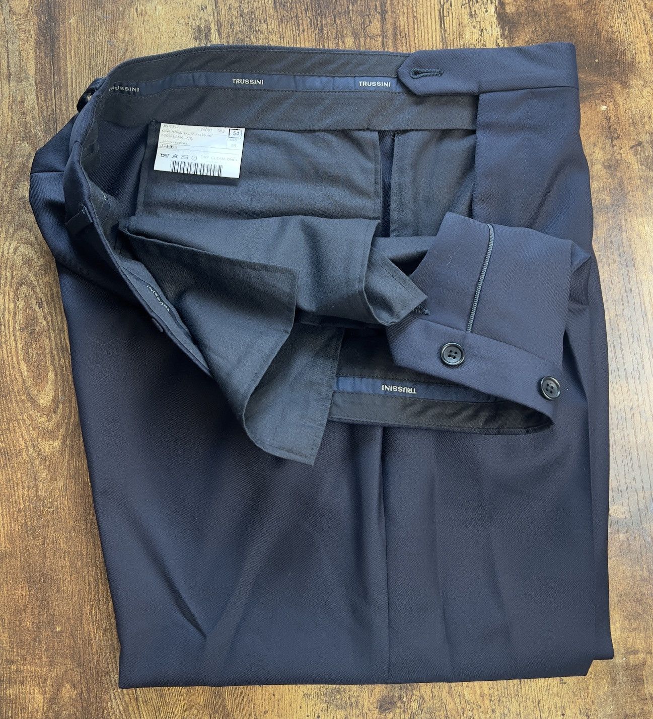 Trussini Trussini Linea Classico “JAMES”Two-Piece Suit. made in Italy Size 46R - 17 Thumbnail