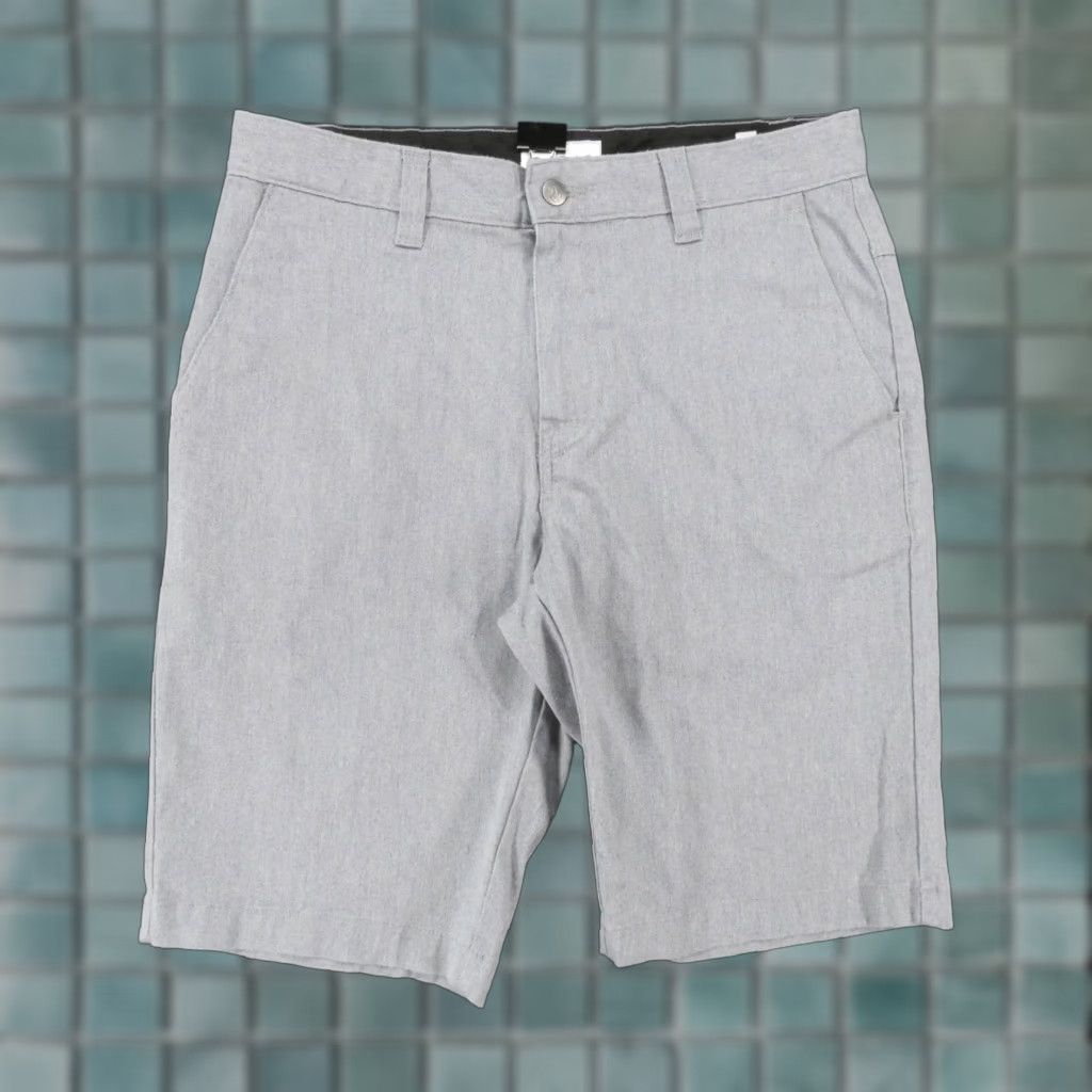 Volcom Volcom Shorts Mens 31 Chino Flat Front Gray Lightweight Casual Skater Size US 32 / EU 48 - 1 Thumbnail