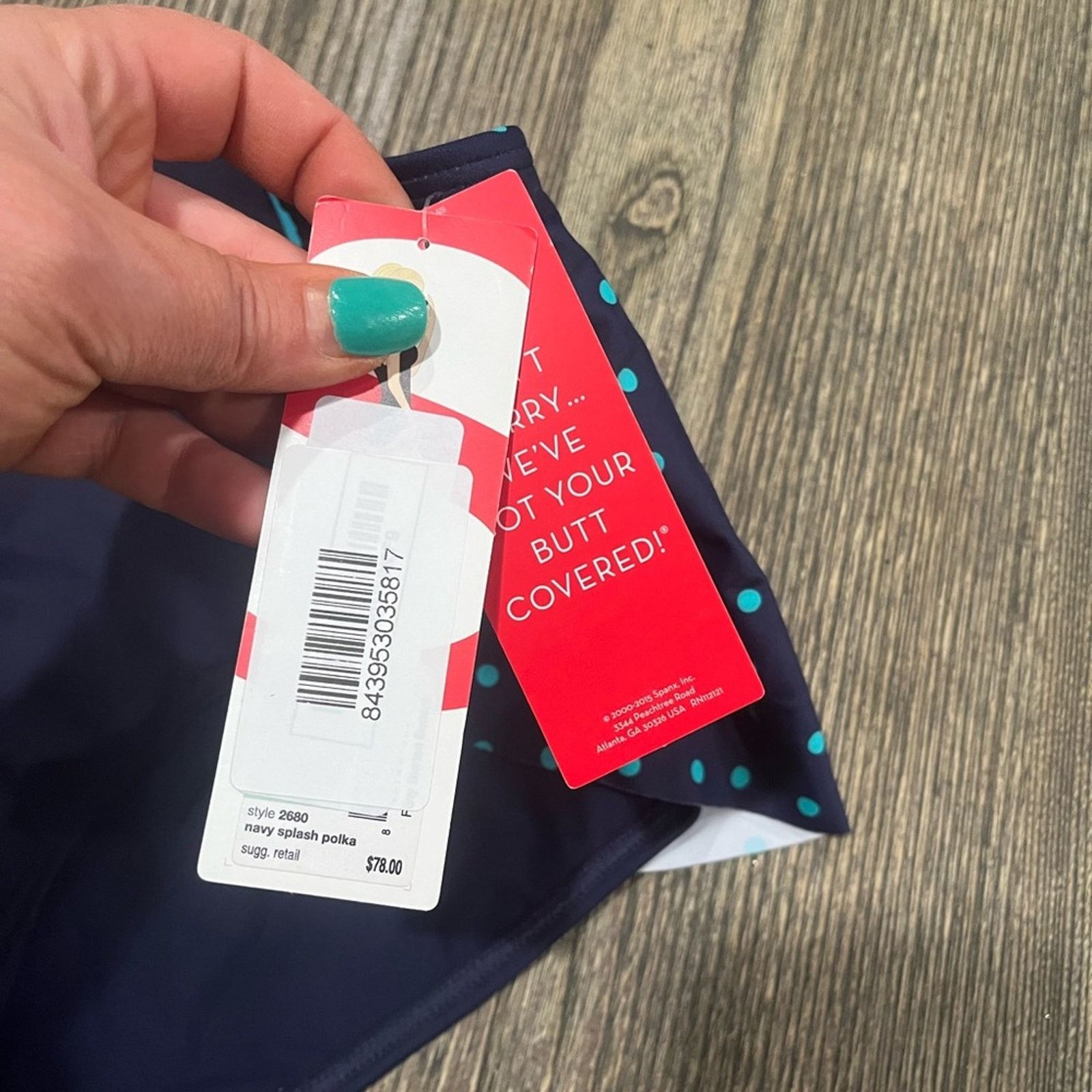 Spanx NWT Spanx Womens Flirty Skirted Swim Bottom Mid Rise Size 8 Size M / US 6-8 / IT 42-44 - 2 Thumbnail