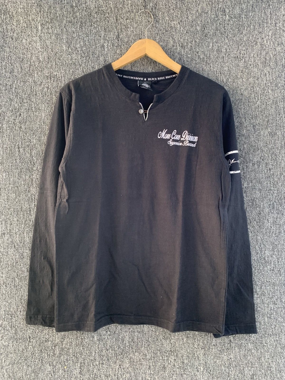 Le Grande Bleu (L.G.B.) Hard Core Style Gothic Poem Long Sleeve Ifsixwas Style Size US L / EU 52-54 / 3 - 5 Thumbnail