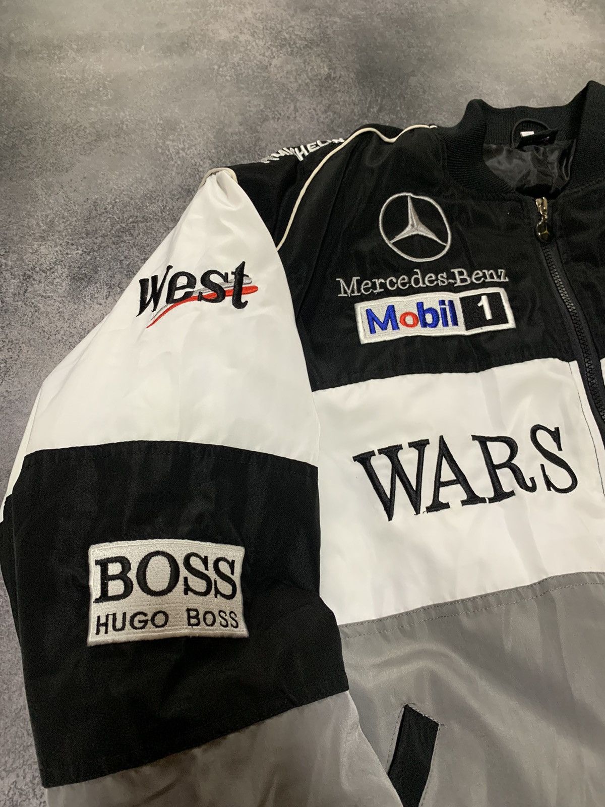 Mercedes-Benz × Vintage 90s Vintage Mercedes-Benz Formula 1 Puffer Racing Jacket Size US XL / EU 56 / 4 - 4 Thumbnail