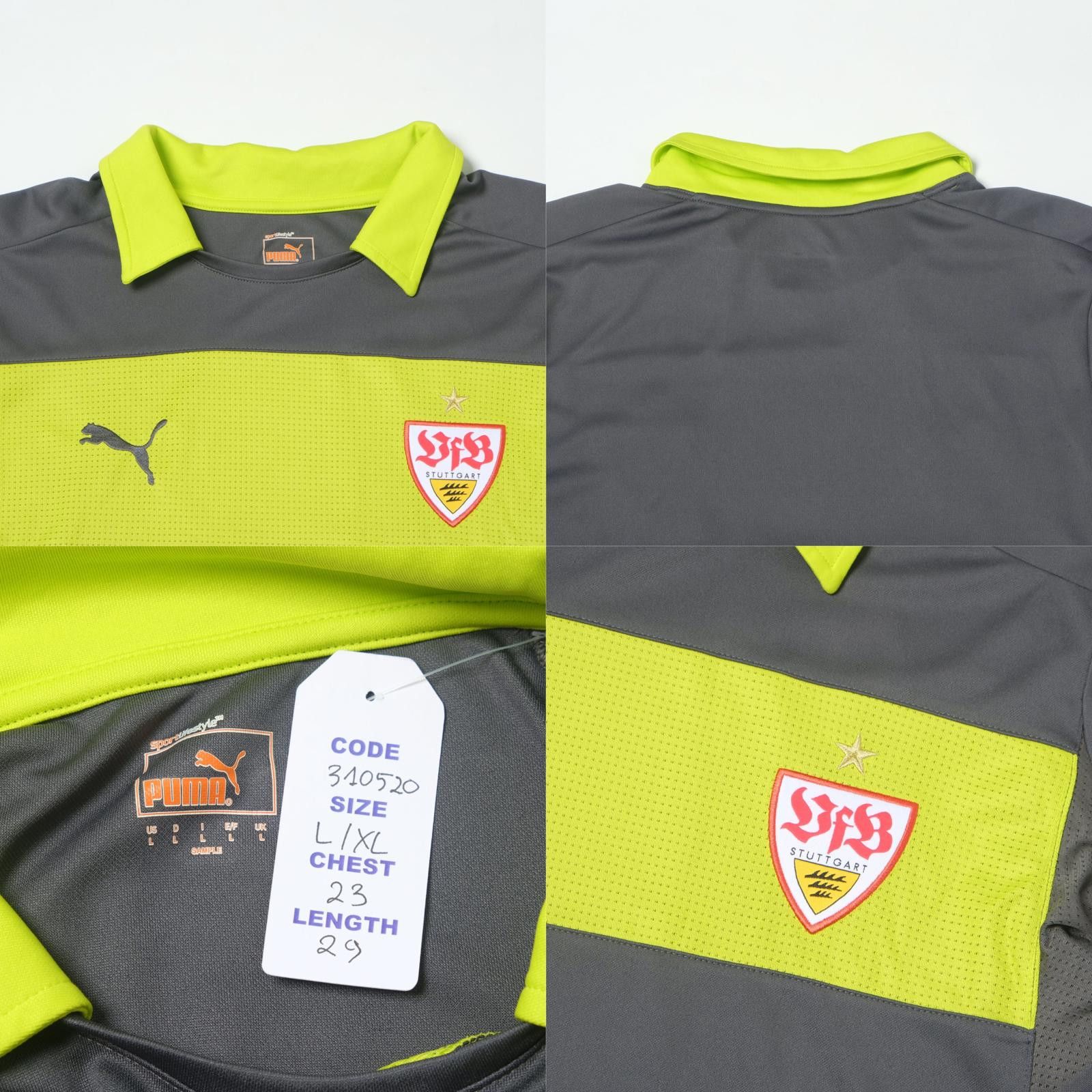 Puma 2012/13 VfB Stuttgart Away Shirt (L/XL) Size US L / EU 52-54 / 3 - 4 Thumbnail
