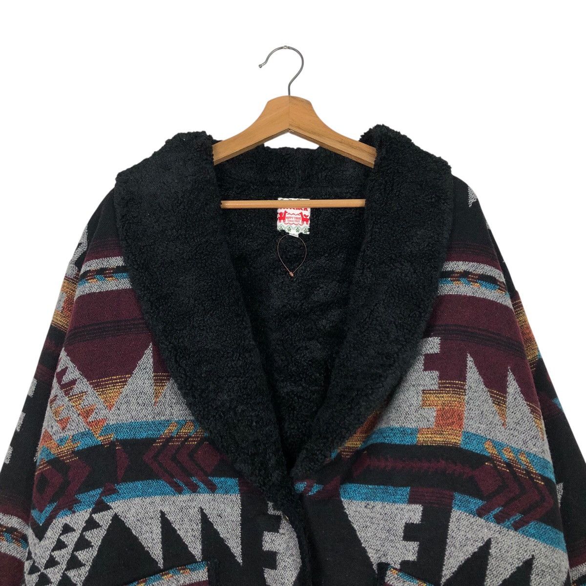 Japanese Brand 📌Vintage Wool Jacket Button Titicaca Navajo Native Design Size US M / EU 48-50 / 2 - 4 Thumbnail
