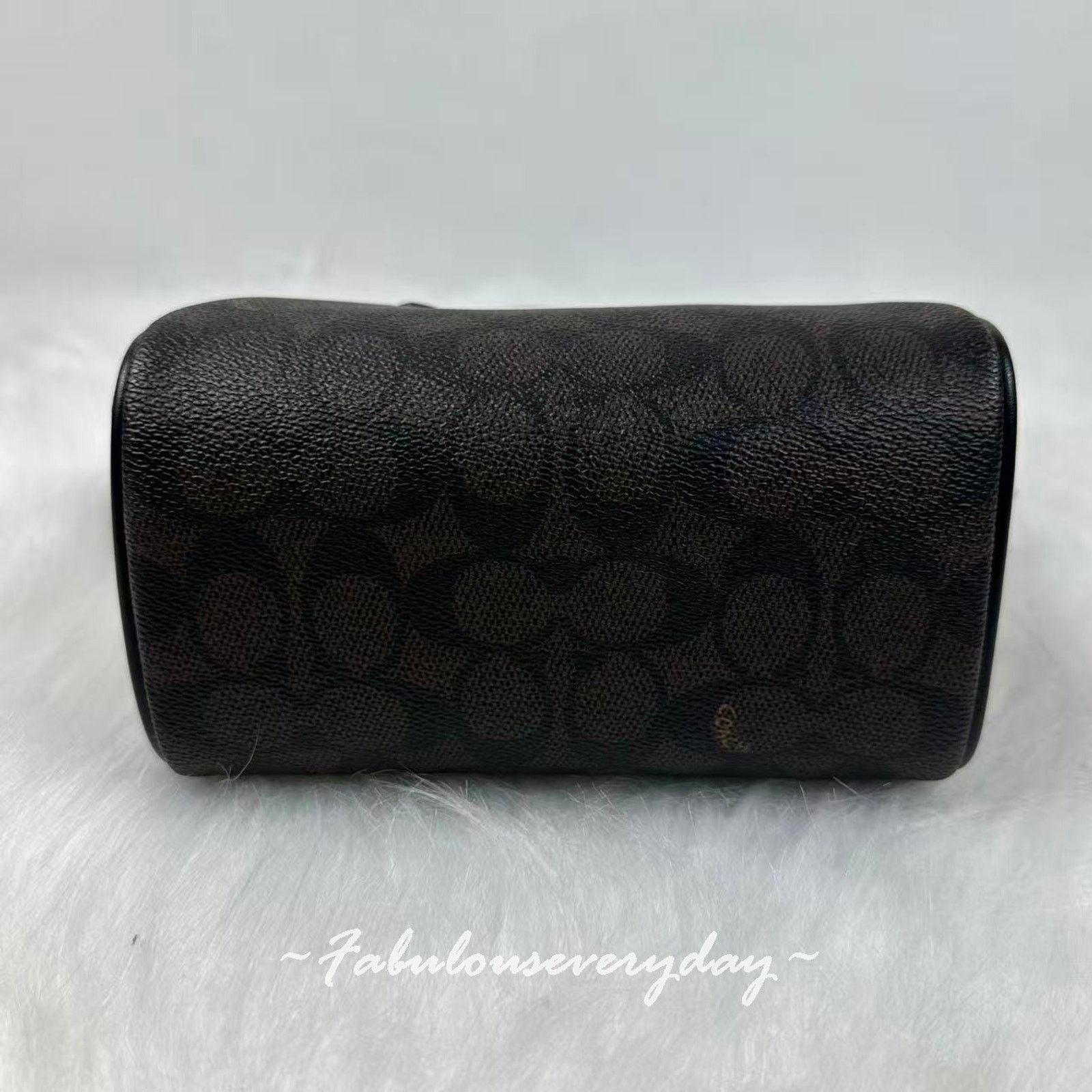 Coach Coach Mini Rowan Crossbody Sig Canvas Gold/Walnut/Black Size ONE SIZE - 6 Thumbnail