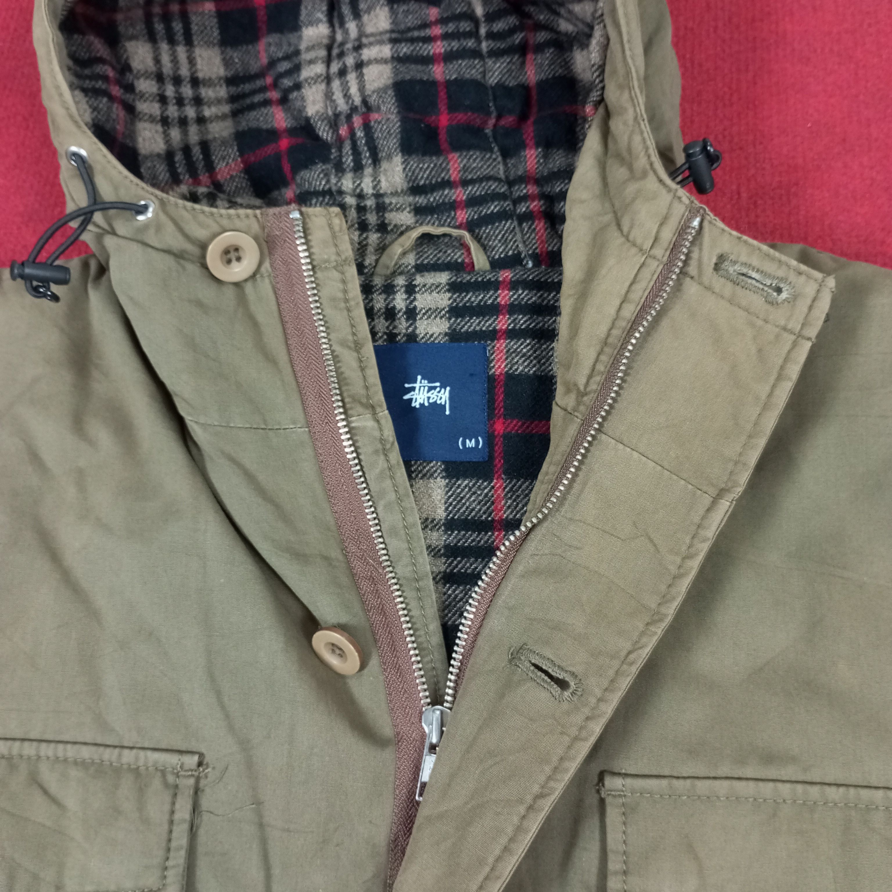 Stussy × Vintage Stussy Streetwear Fashion Winter Style Custom Art Jacket Size US L / EU 52-54 / 3 - 9 Thumbnail