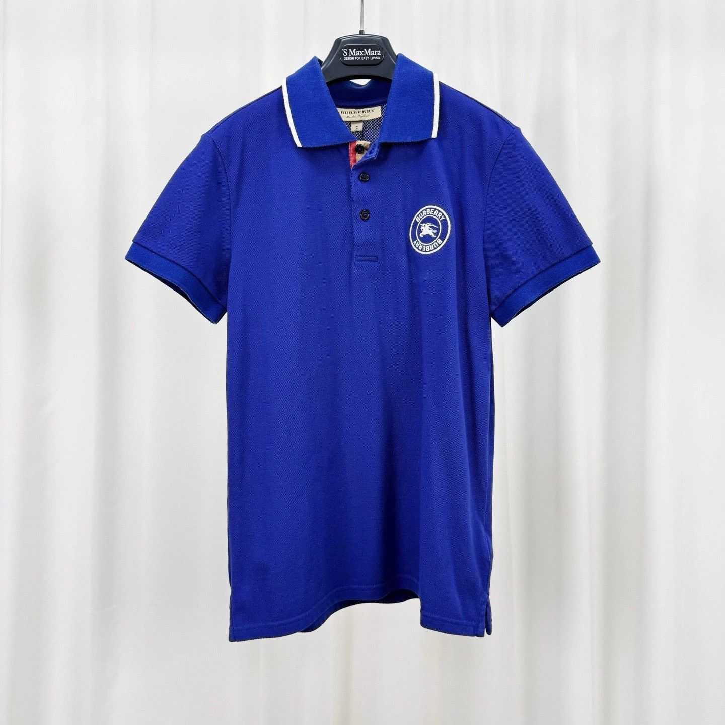 Burberry Burberry Embroidered Knight Check Polo - dmc Size US M / EU 48-50 / 2 - 1 Thumbnail